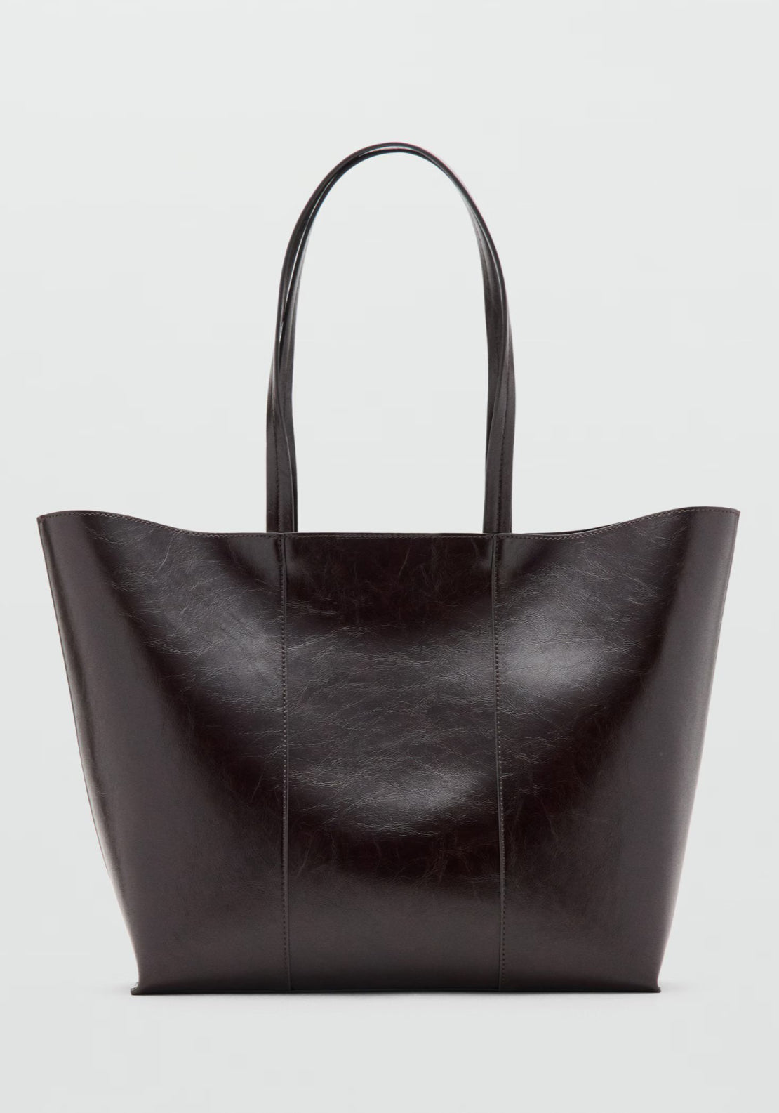 Large Shopper Bag - Brown