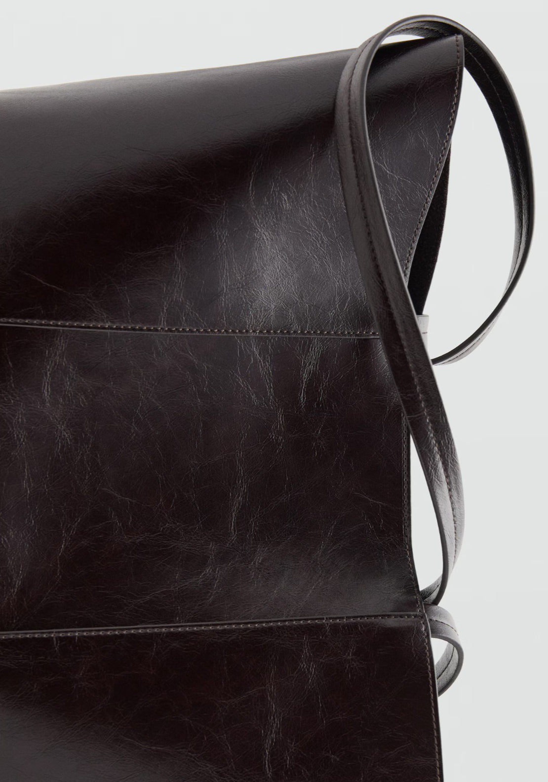 Large Shopper Bag - Brown
