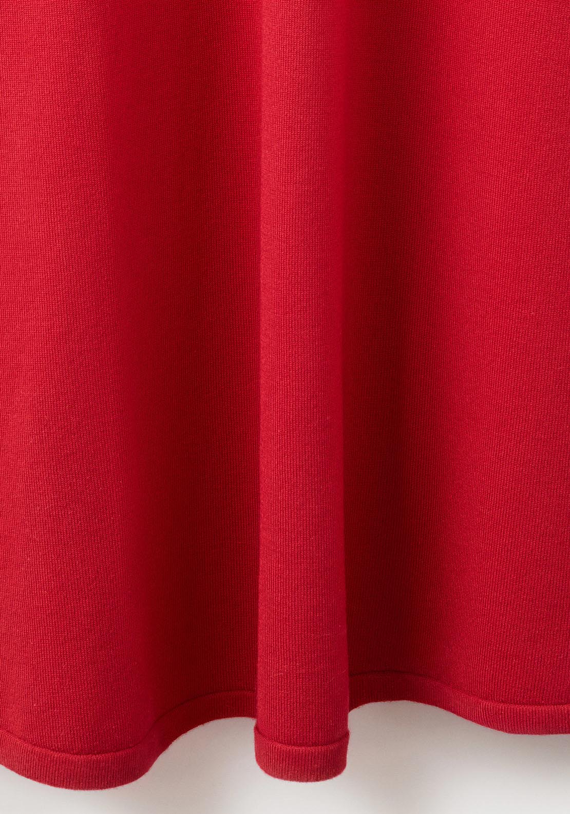 Mango A Line Perkins Neck Knitted Dress - Red 5 Shaws Department Stores