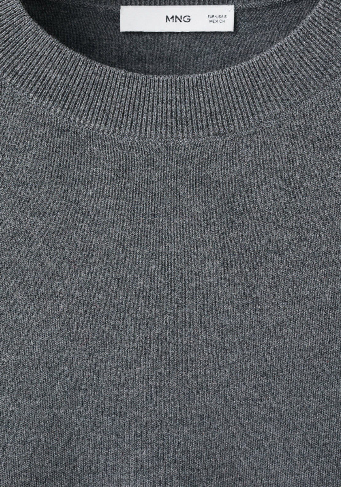 Oversize Short Sleeve Sweater - Grey