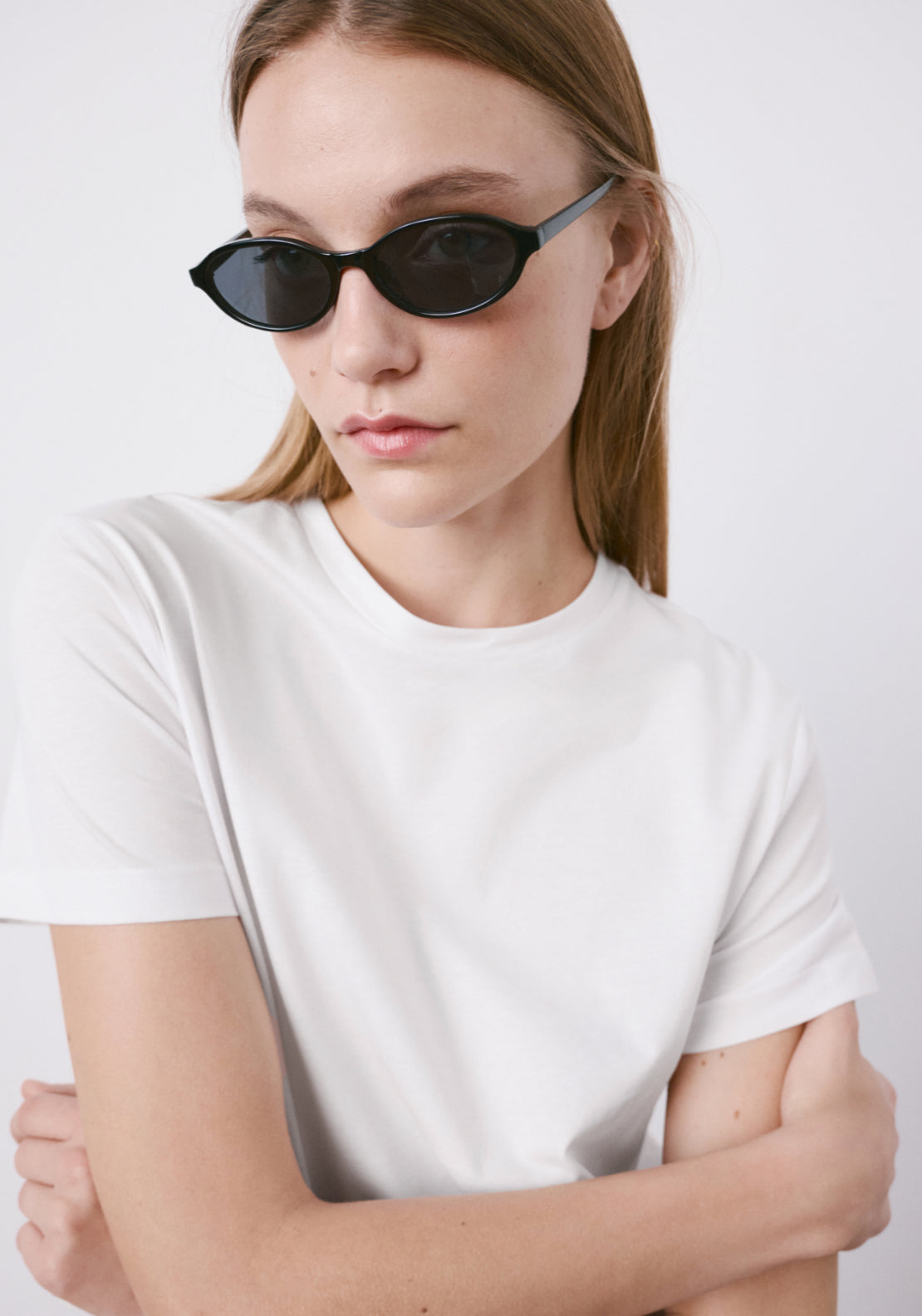 Short Sleeved Cotton T-Shirt - White