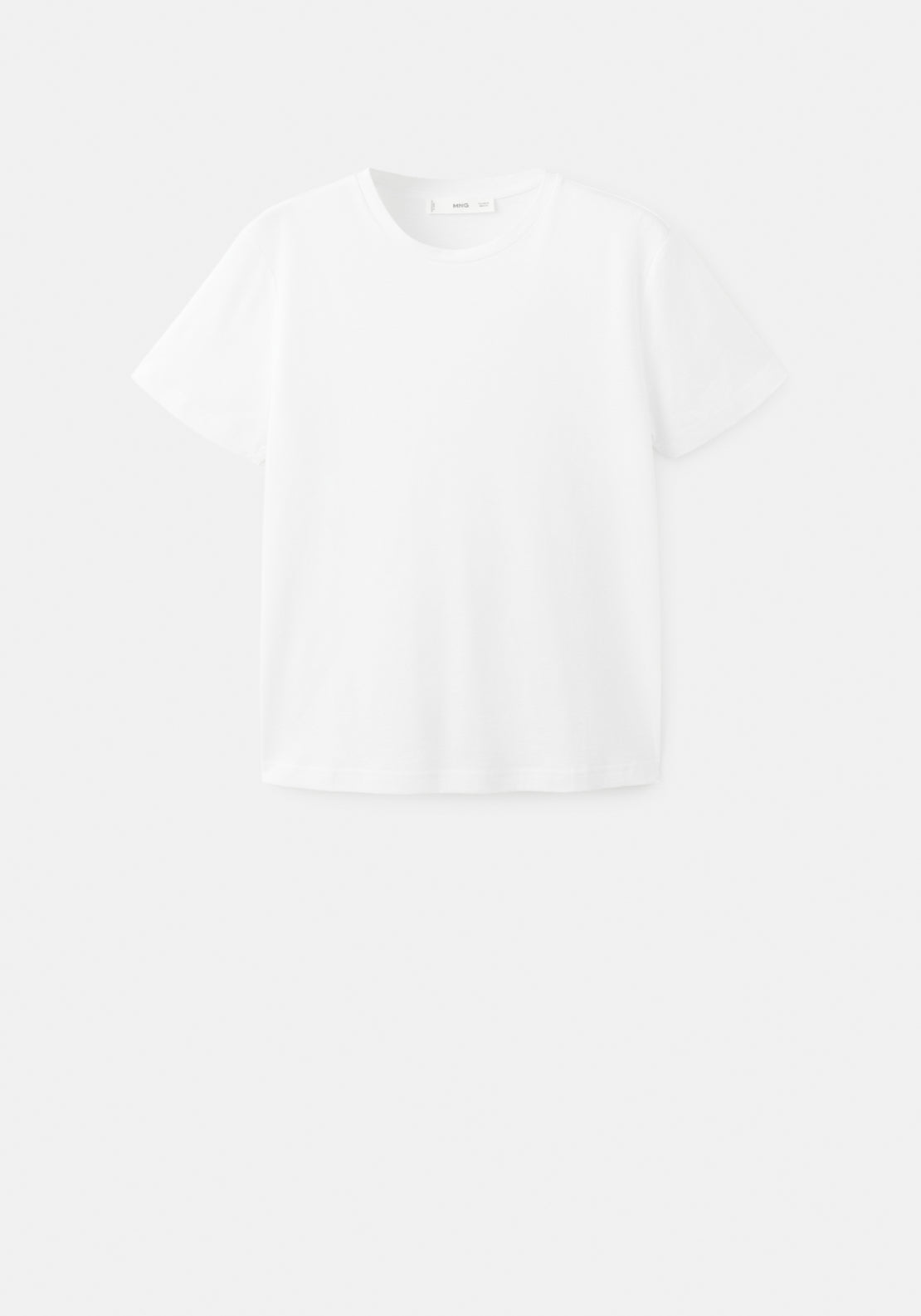 Short Sleeved Cotton T-Shirt - White