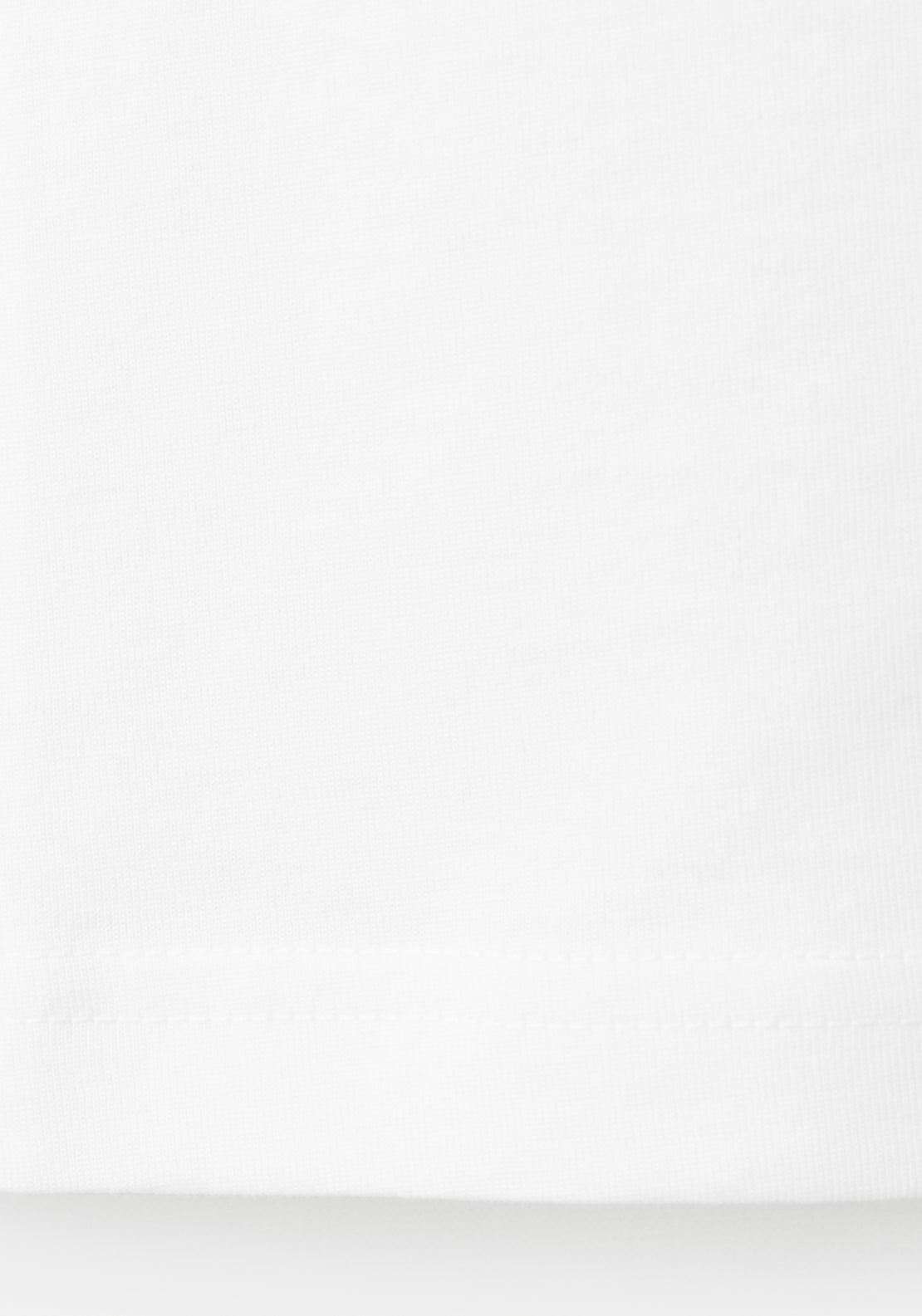 Short Sleeved Cotton T-Shirt - White