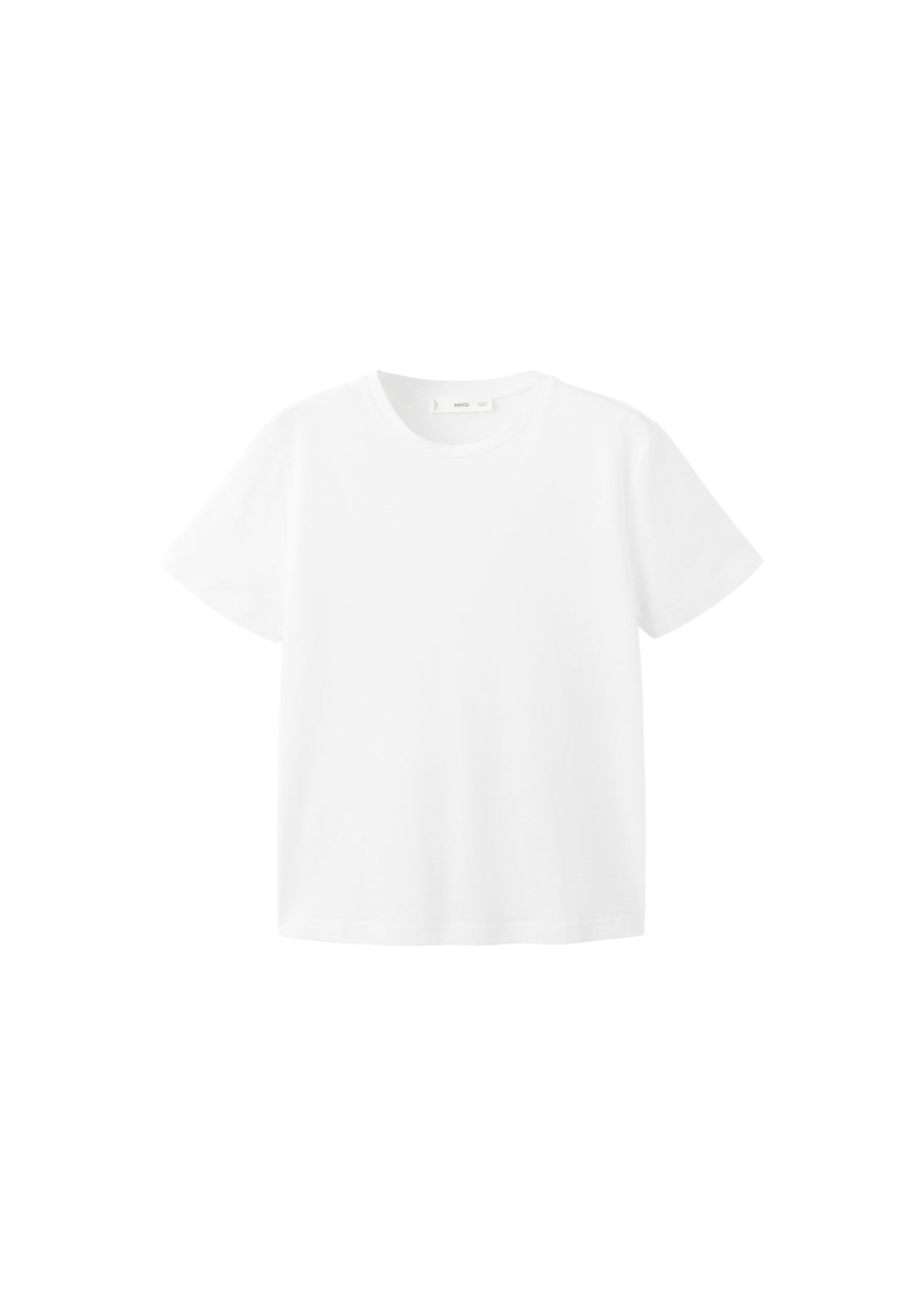 Short Sleeved Cotton T-Shirt - White