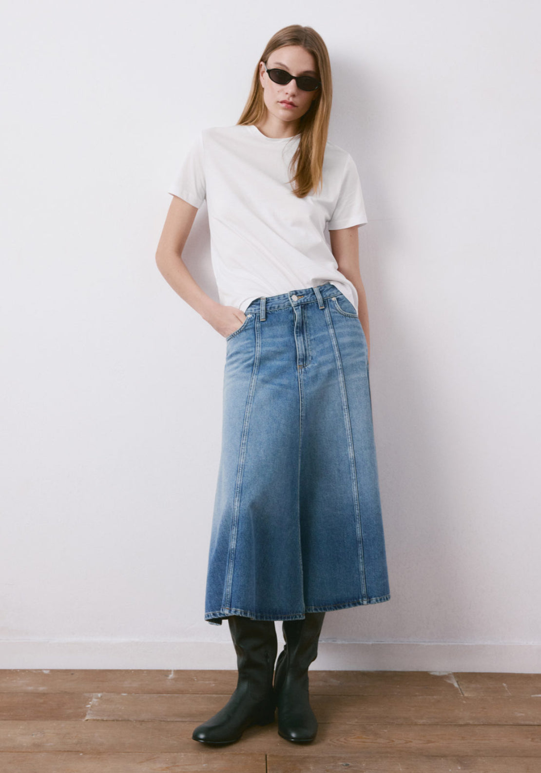 Short Sleeved Cotton T-Shirt - White