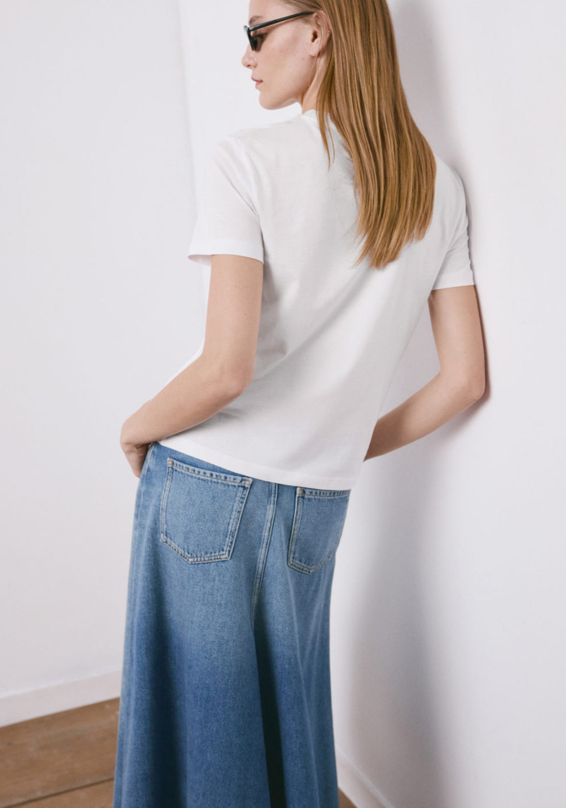 Short Sleeved Cotton T-Shirt - White