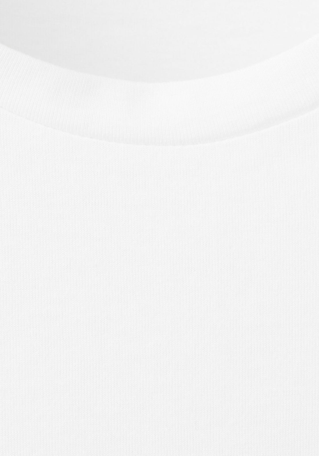 Short Sleeved Cotton T-Shirt - White