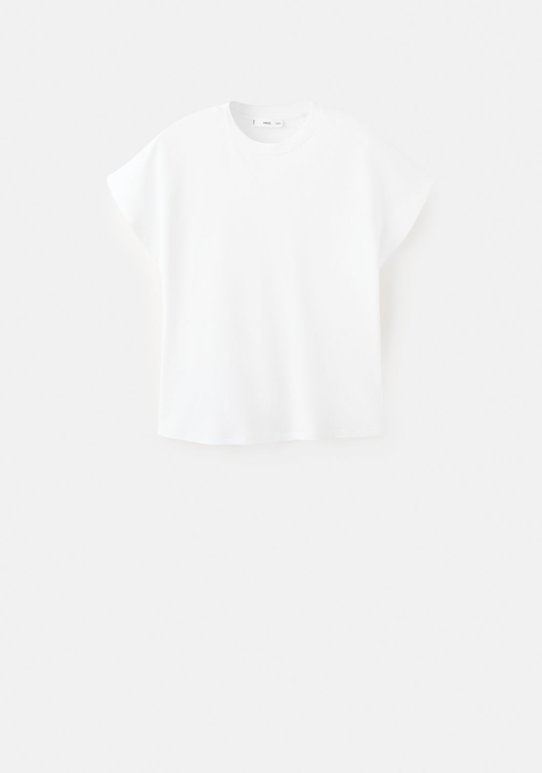 Short Sleeved Cotton T-Shirt - White