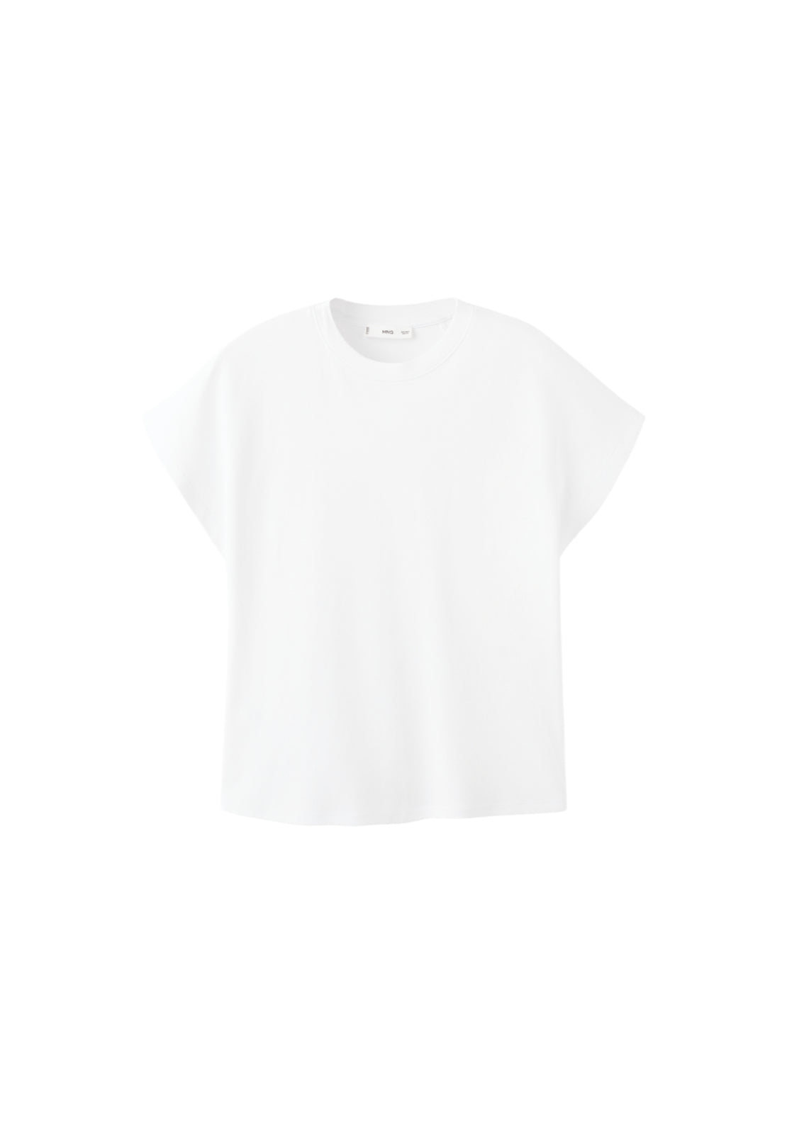 Short Sleeved Cotton T-Shirt - White
