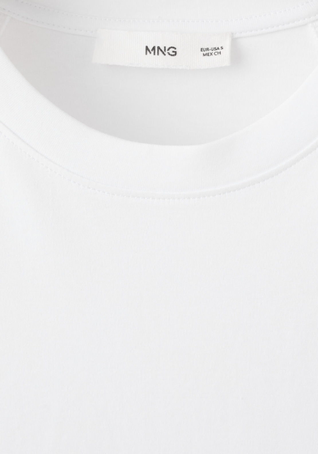Short Sleeved Cotton T-Shirt - White