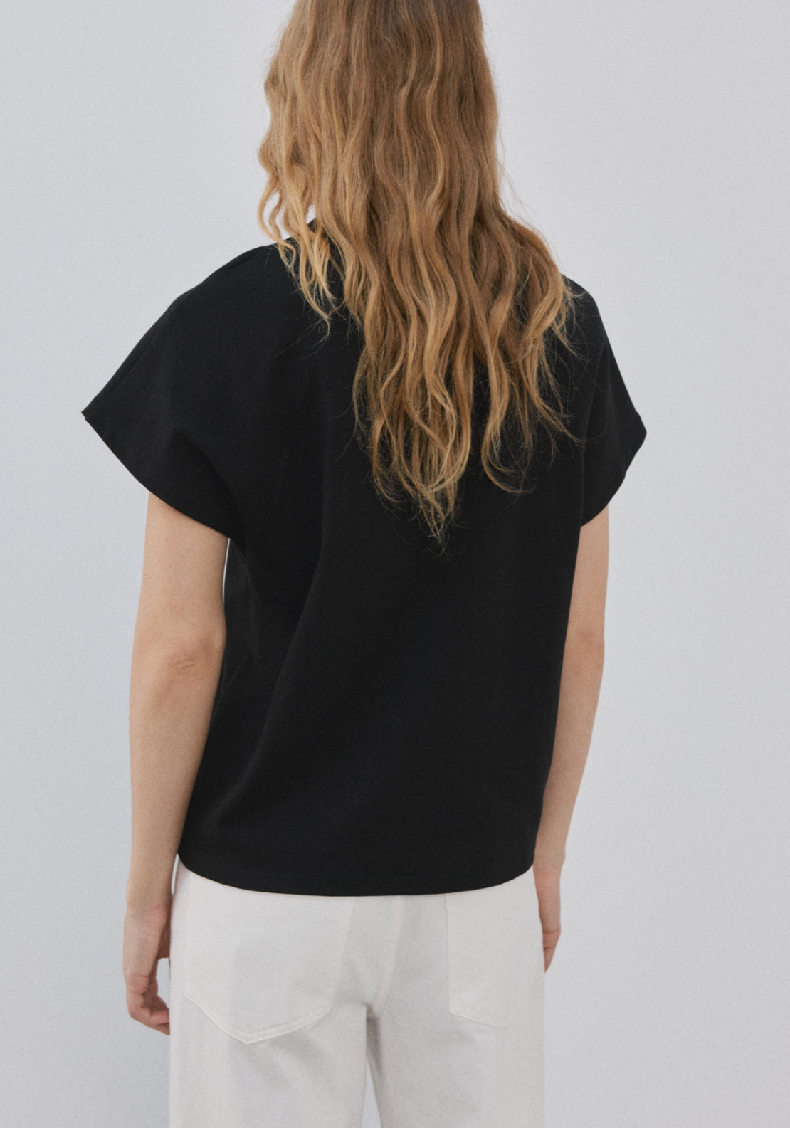 Short Sleeved Cotton T-Shirt - White