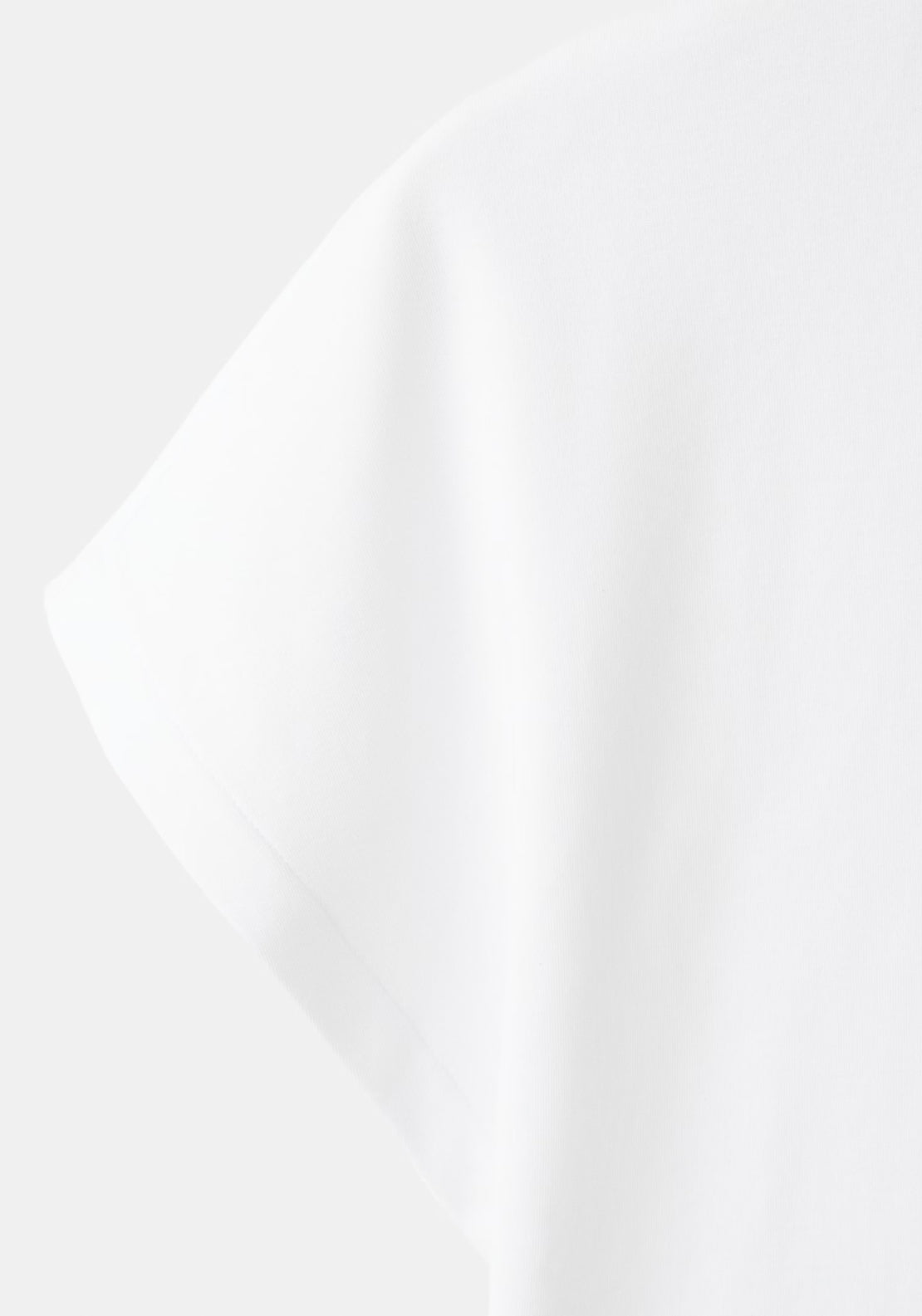 Short Sleeve Round Neck T-Shirt - White