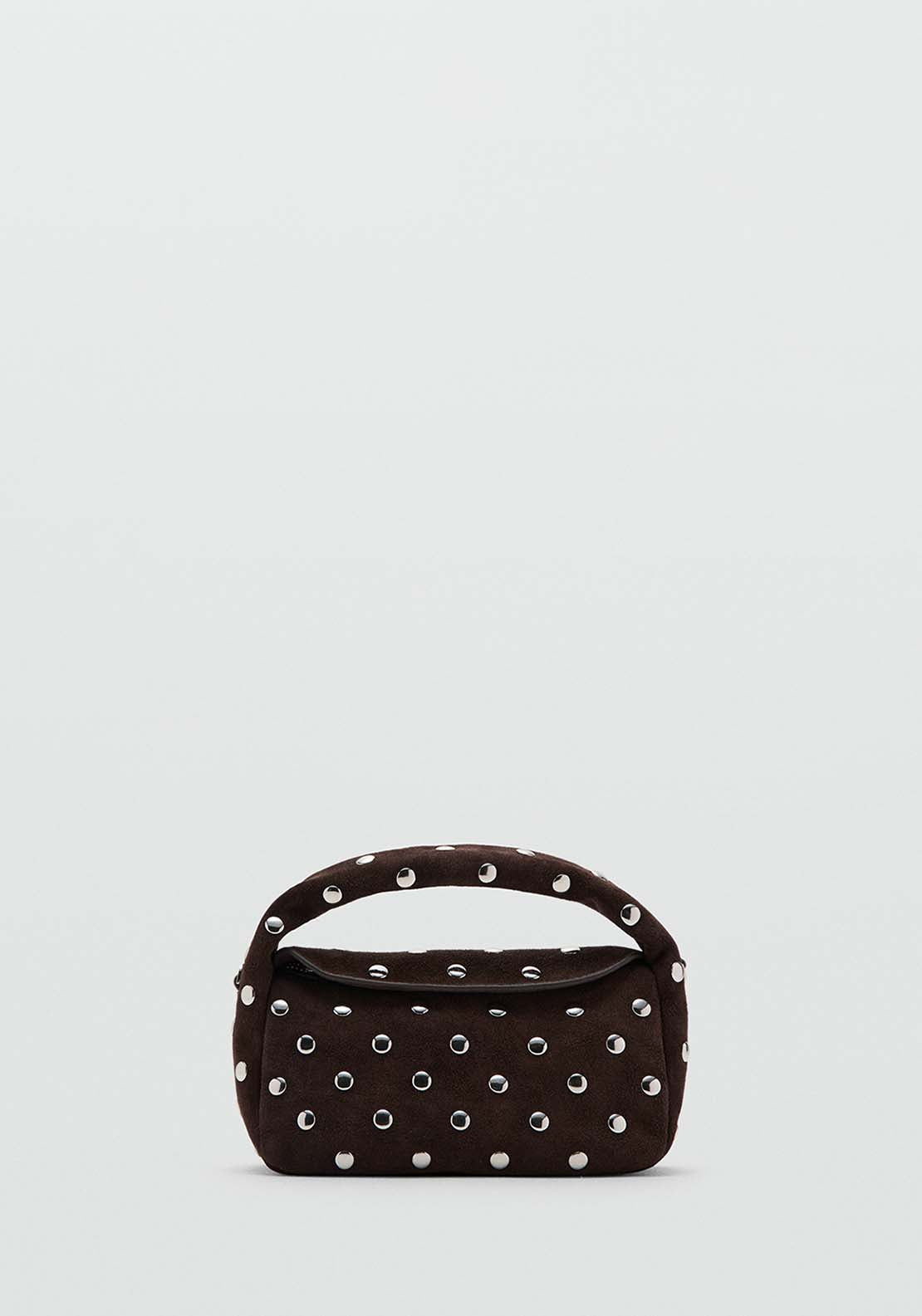 Small Suede Bag - Brown