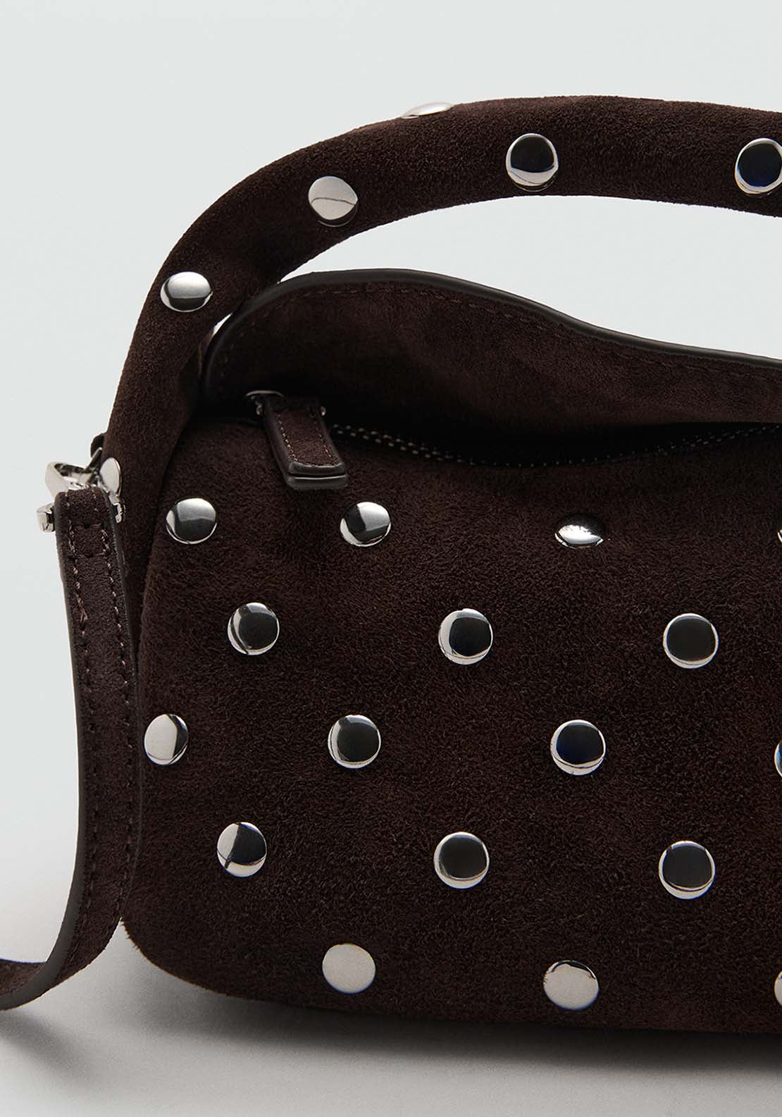 Small Suede Bag - Brown
