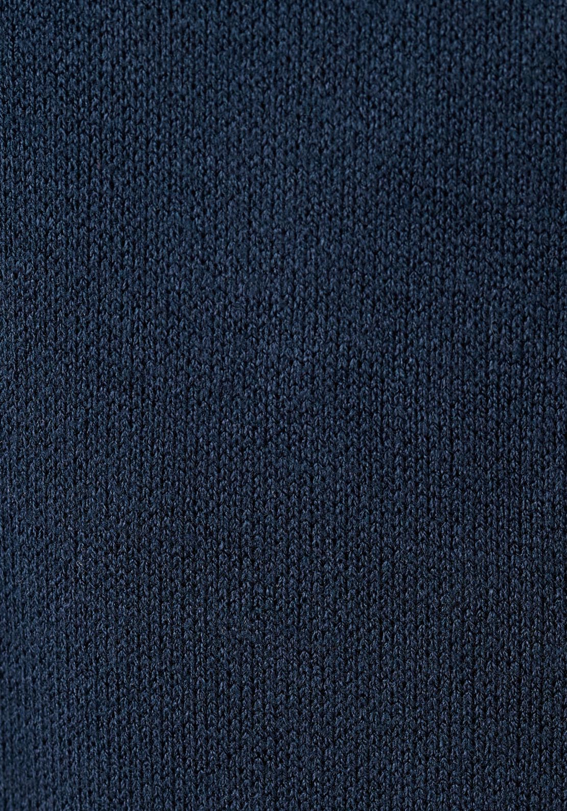 Straight Fit Trousers With Elastic Waist - Blue