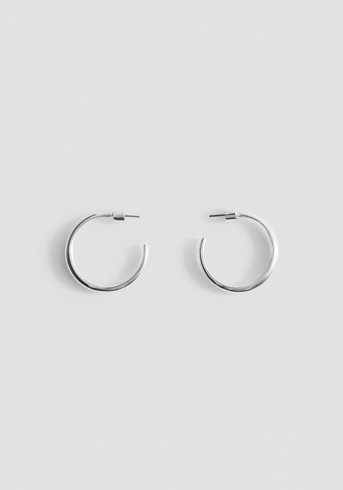 Hoop Earrings - Silver