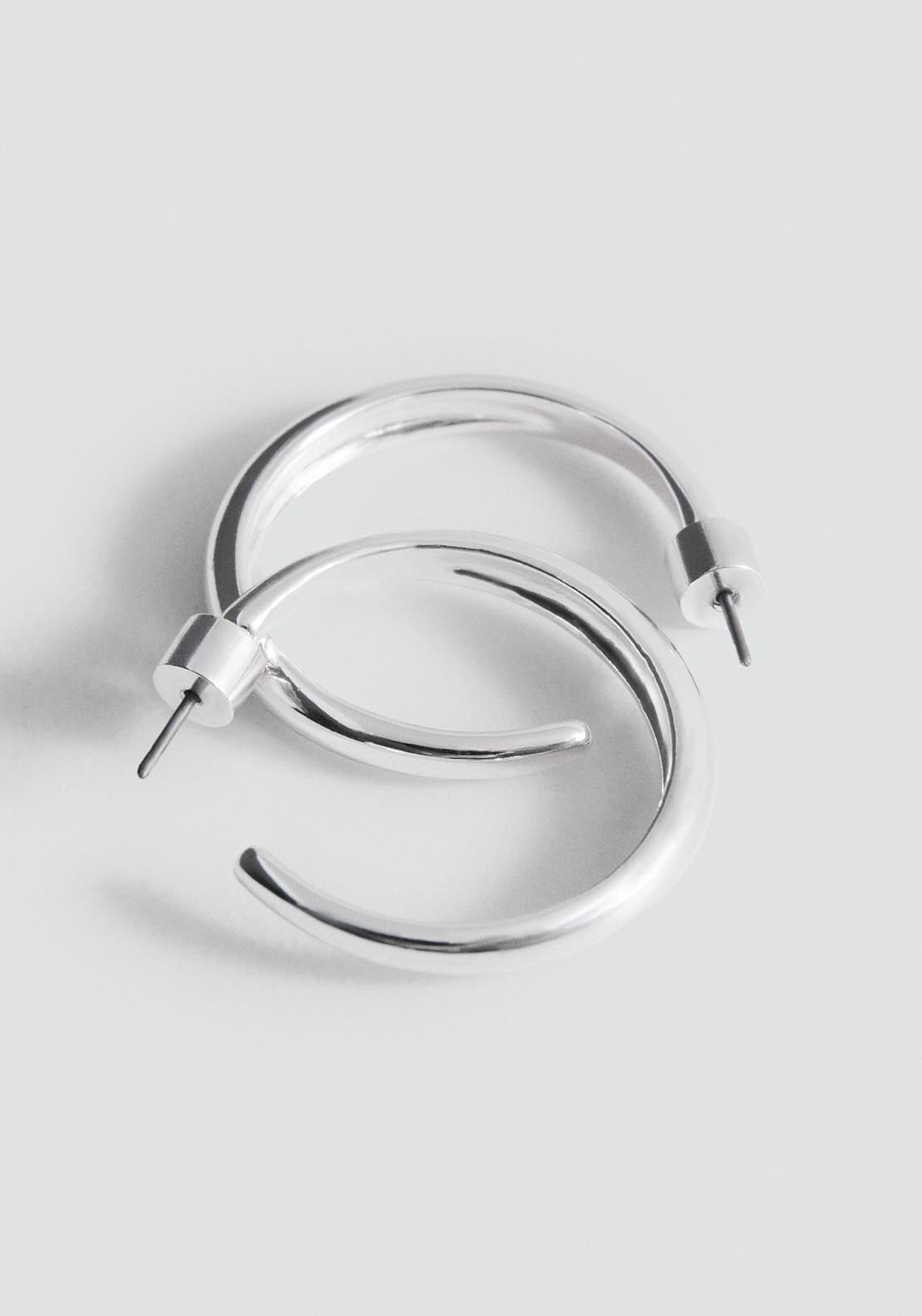 Hoop Earrings - Silver