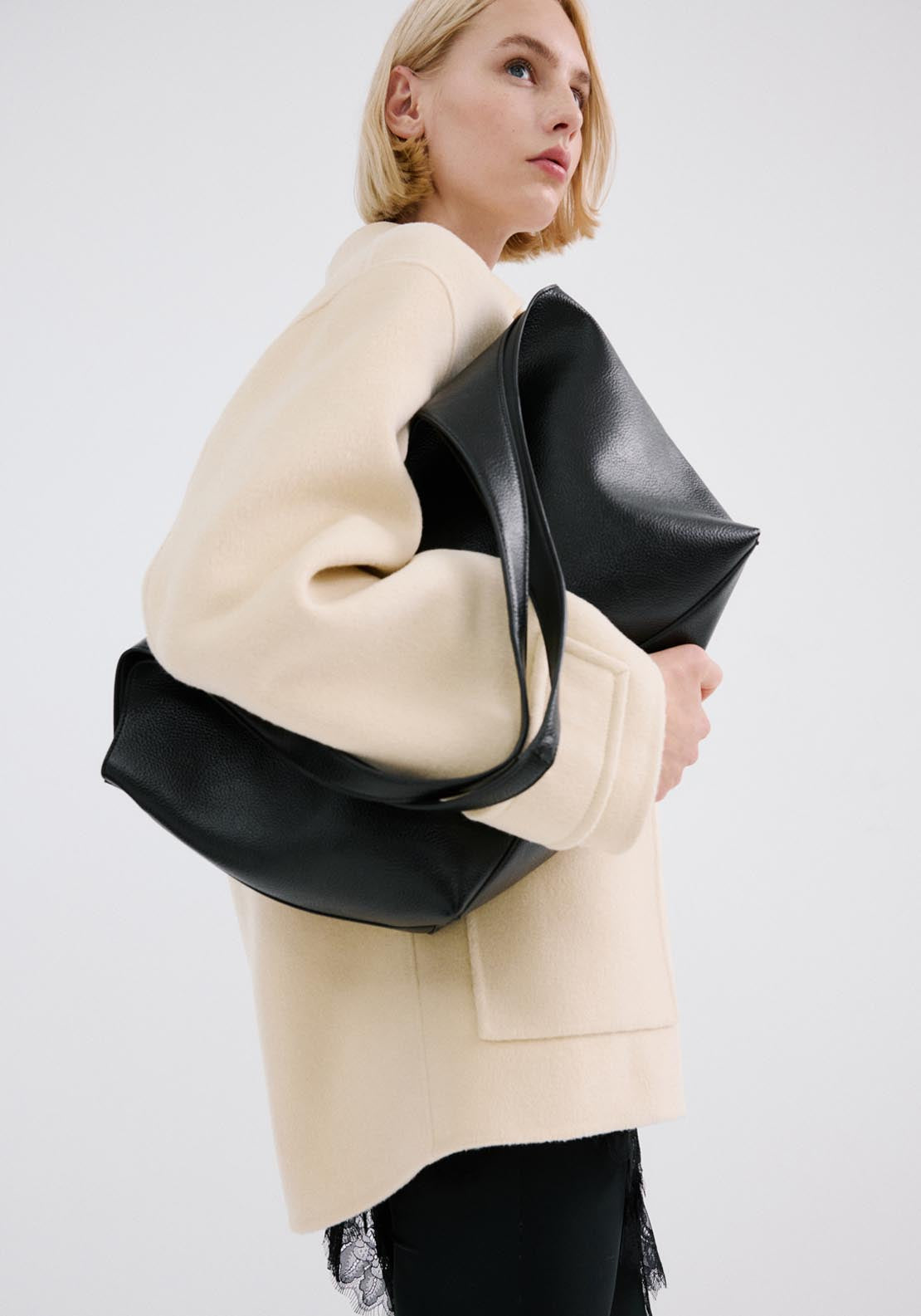 Large Shopper Bag - Black