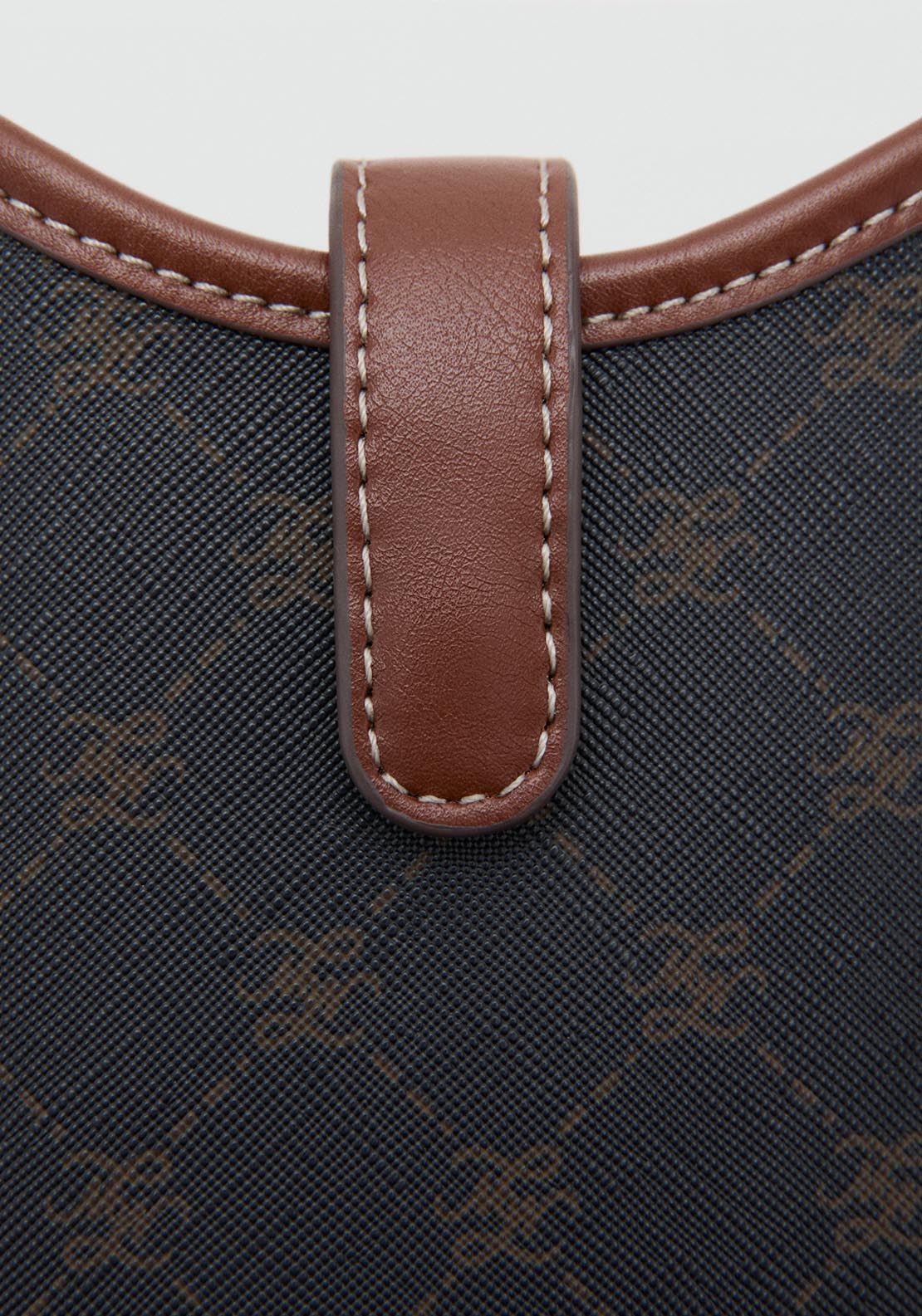 Logo Print Phone Cover - Brown