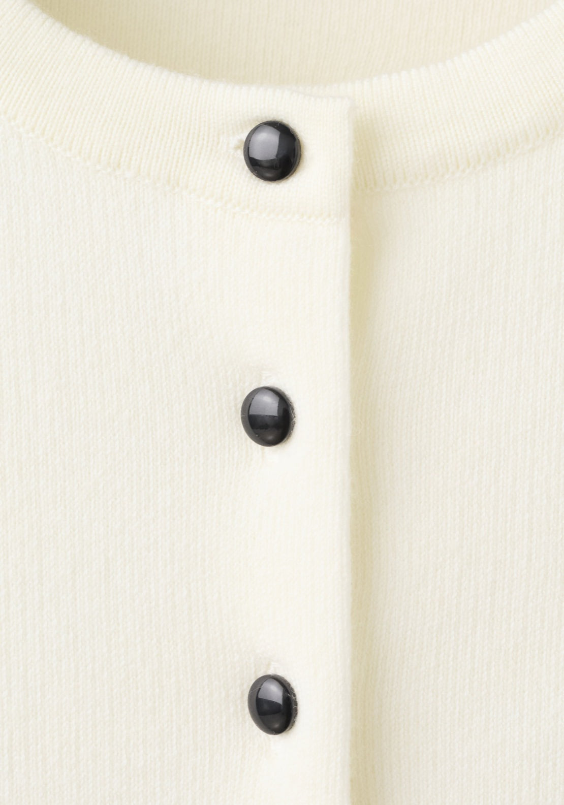 Knitted Button Cardigan - Cream