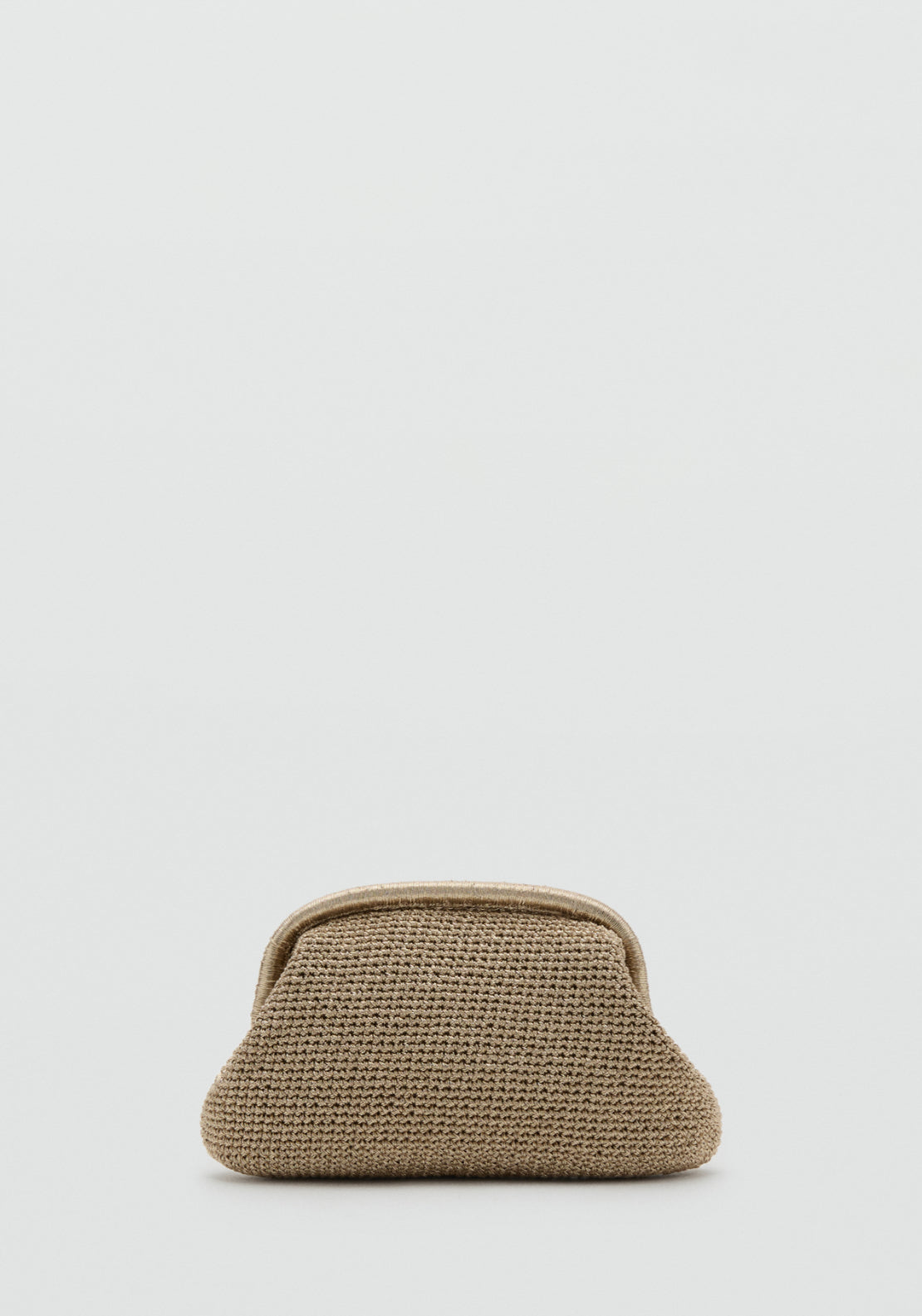 Lurex Clutch Bag - Gold