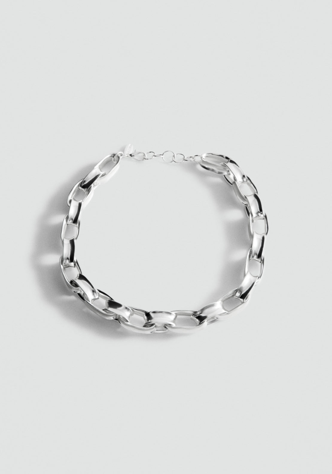 Basic Link Chain Necklace - Silver