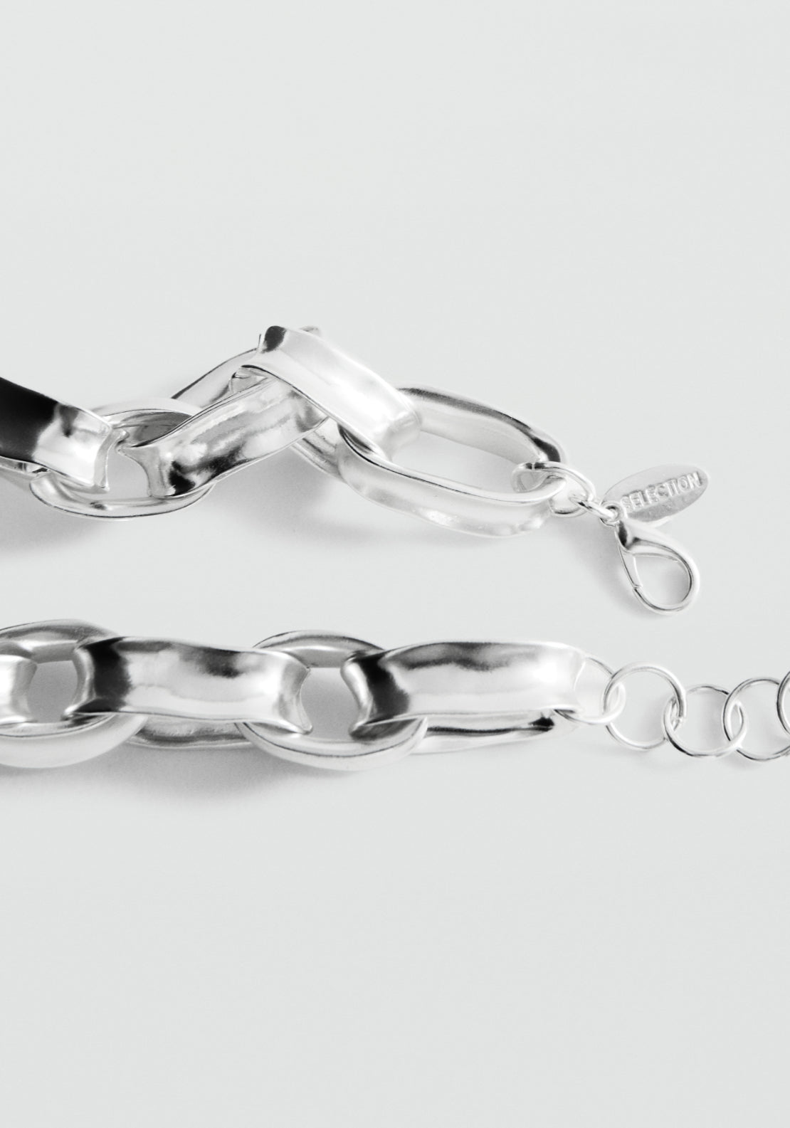 Basic Link Chain Necklace - Silver