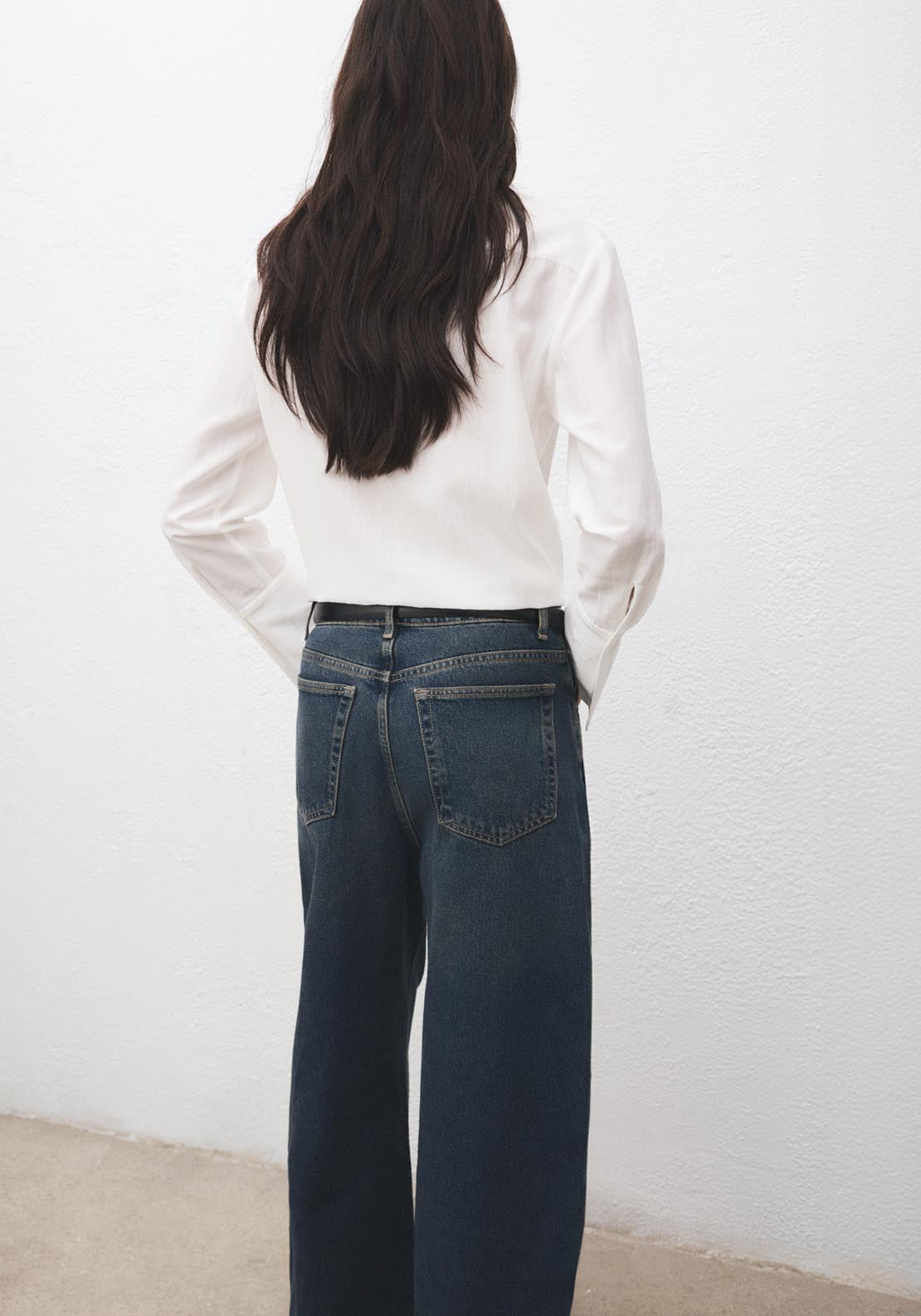Embroidered Openwork Shirt - Cream