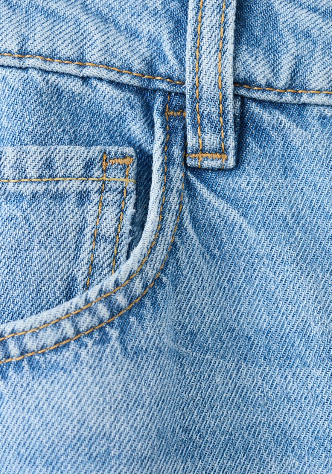 Danila High Waisted Wide Leg Jeans - Blue