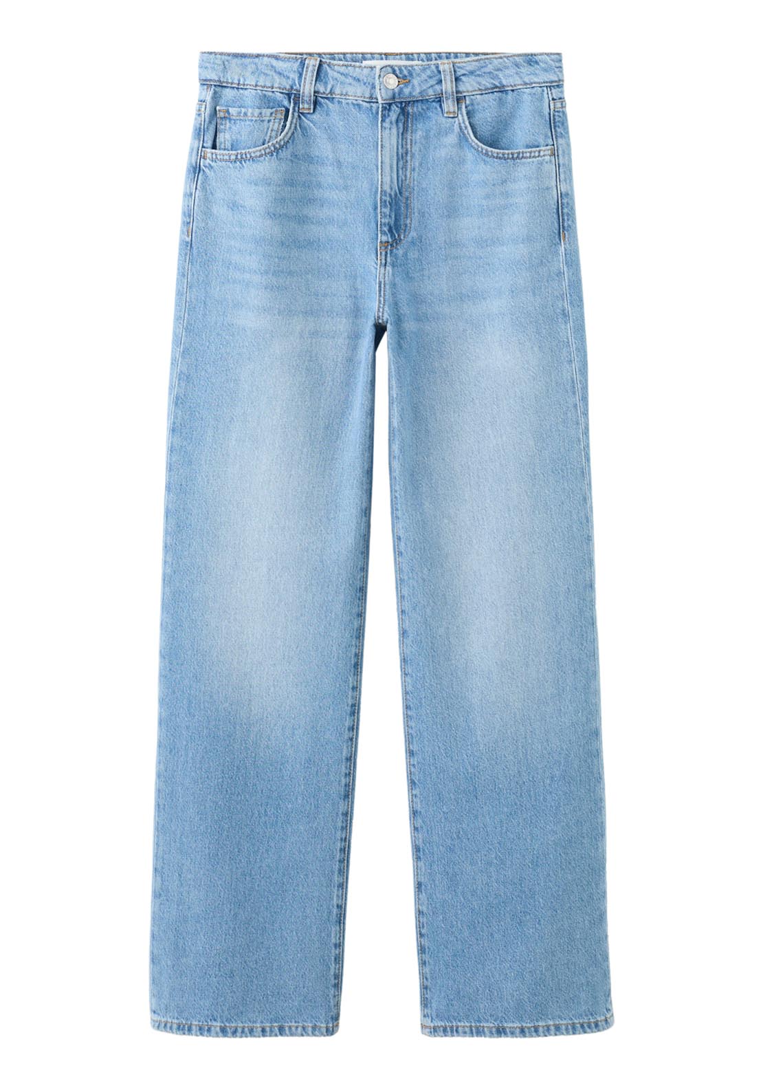 Danila High Waisted Wide Leg Jeans - Blue
