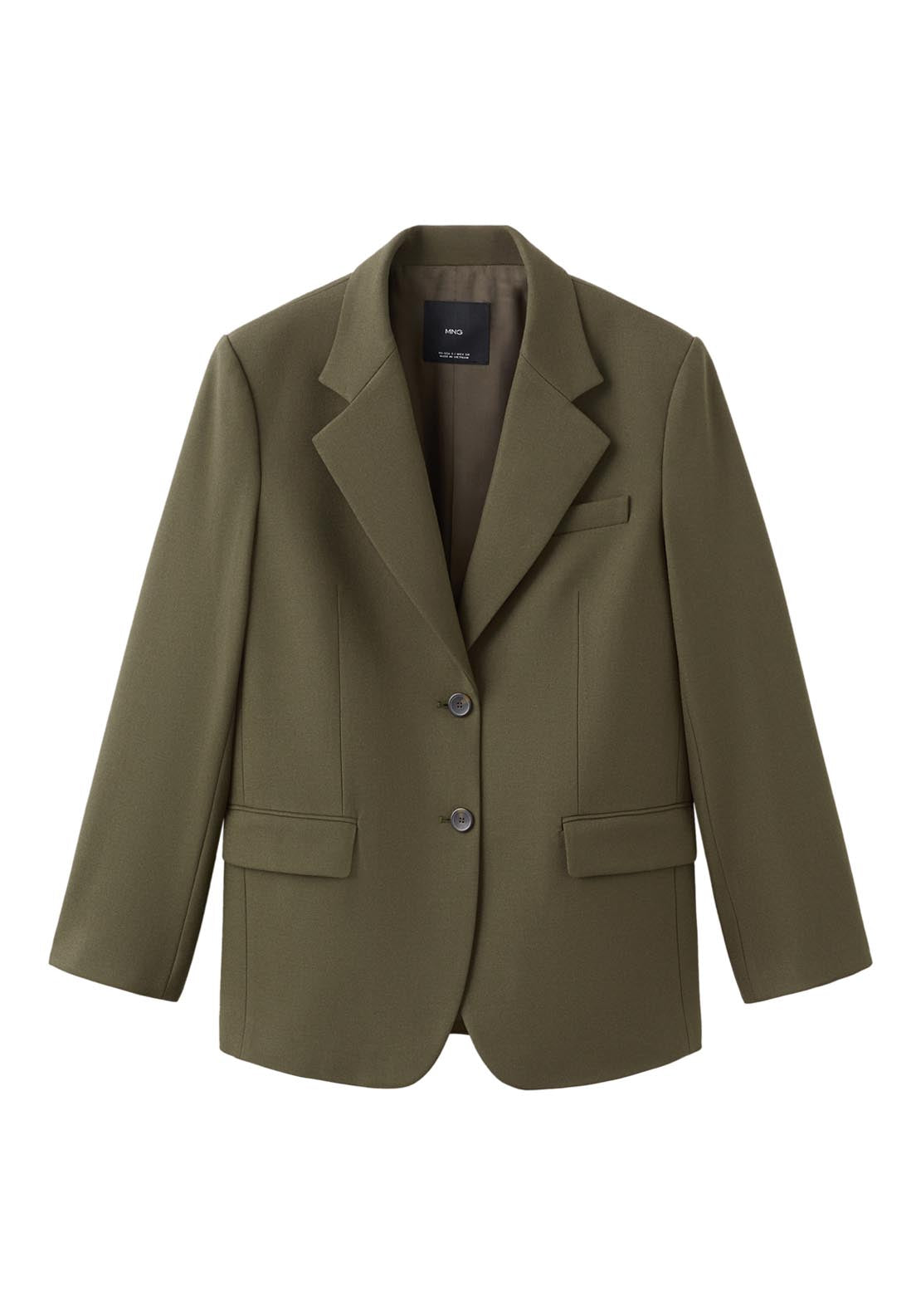 Straight Fit Blazer - Green