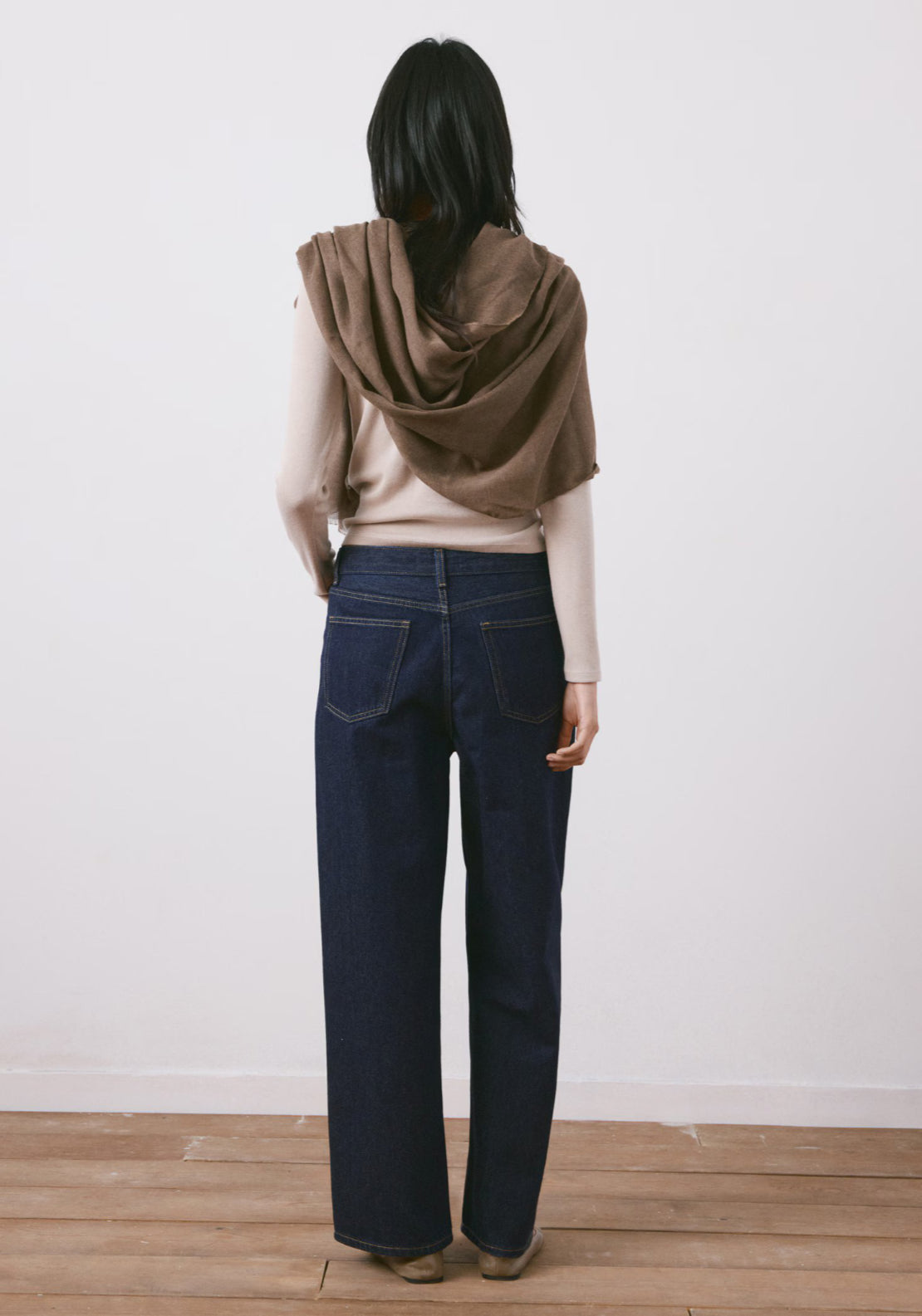 Low Waist Straight Jeans - Blue