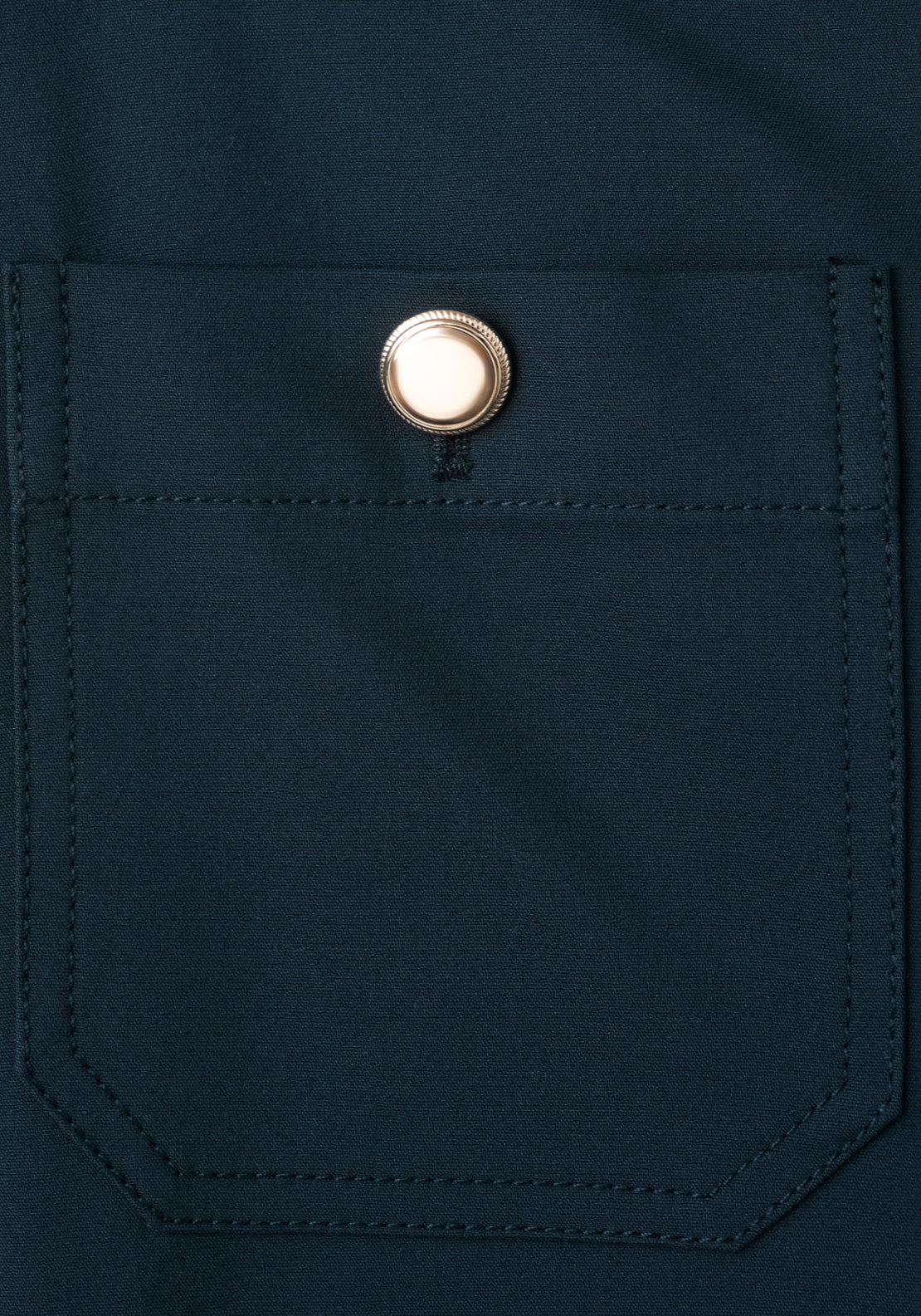 Straight Trousers With Jewel Buttons - Blue