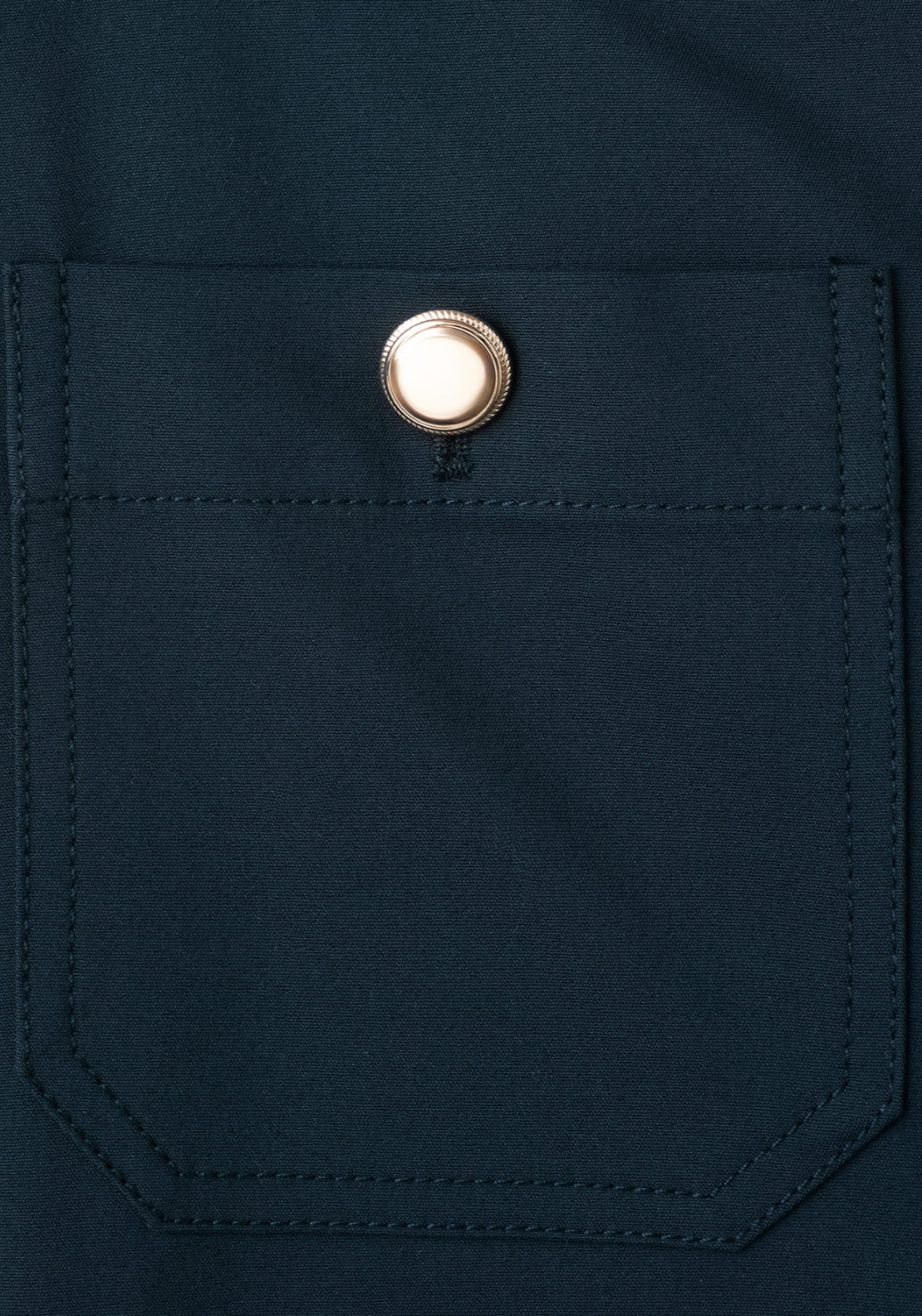 Straight Trousers With Jewel Buttons - Blue