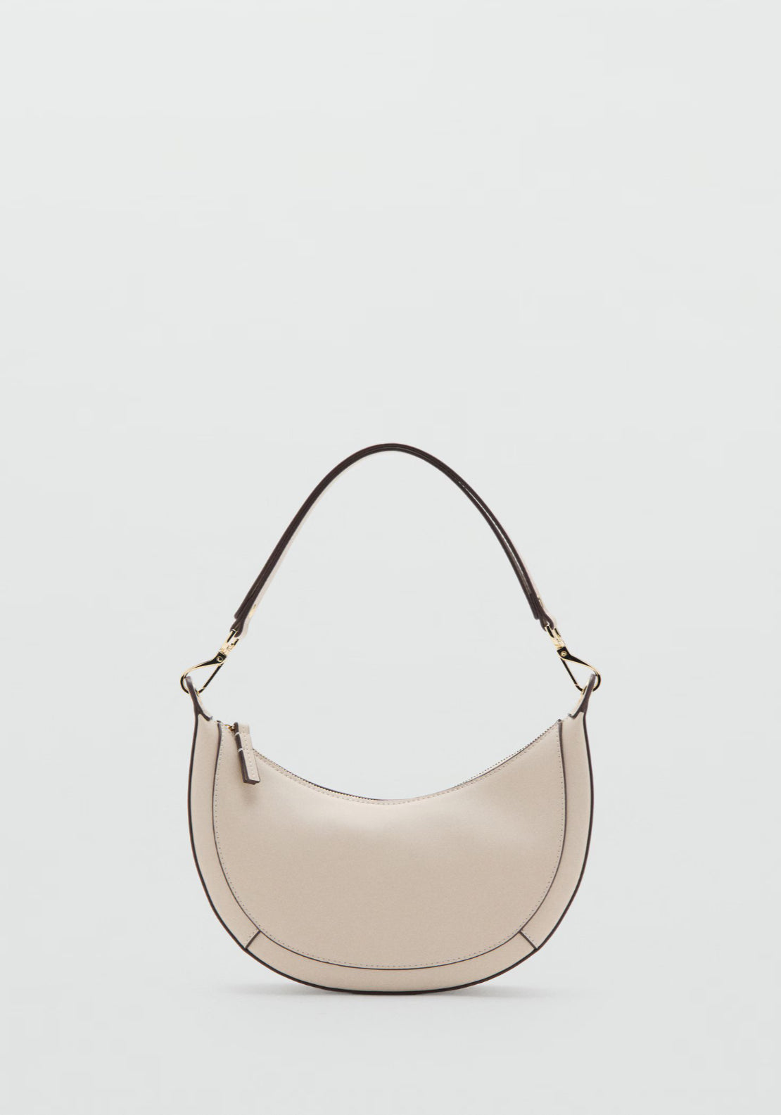 Oval Shoulder Bag - Cream