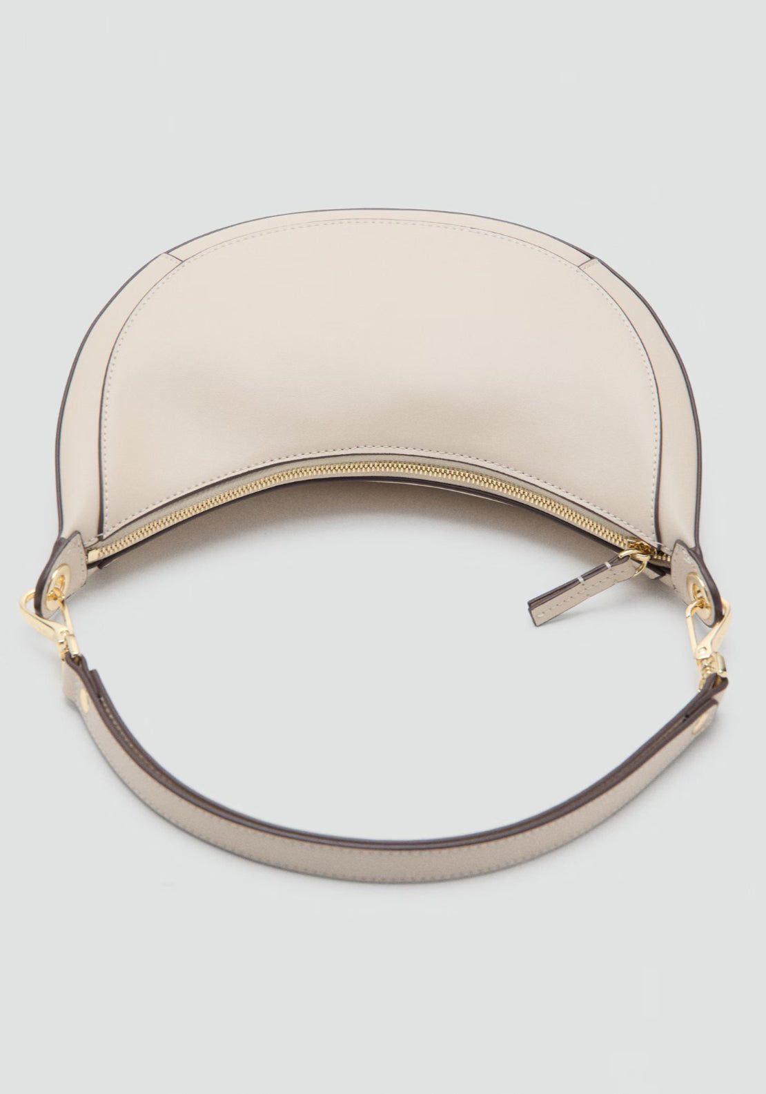 Oval Shoulder Bag - Cream
