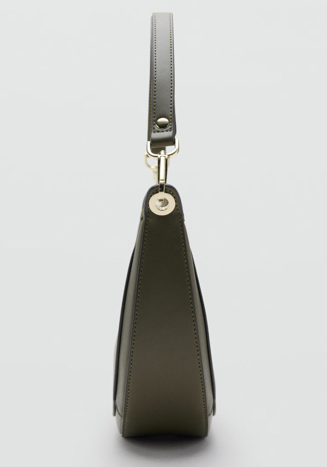 Oval Shoulder Bag - Green