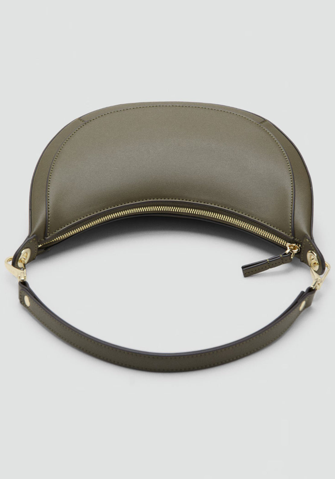 Oval Shoulder Bag - Green