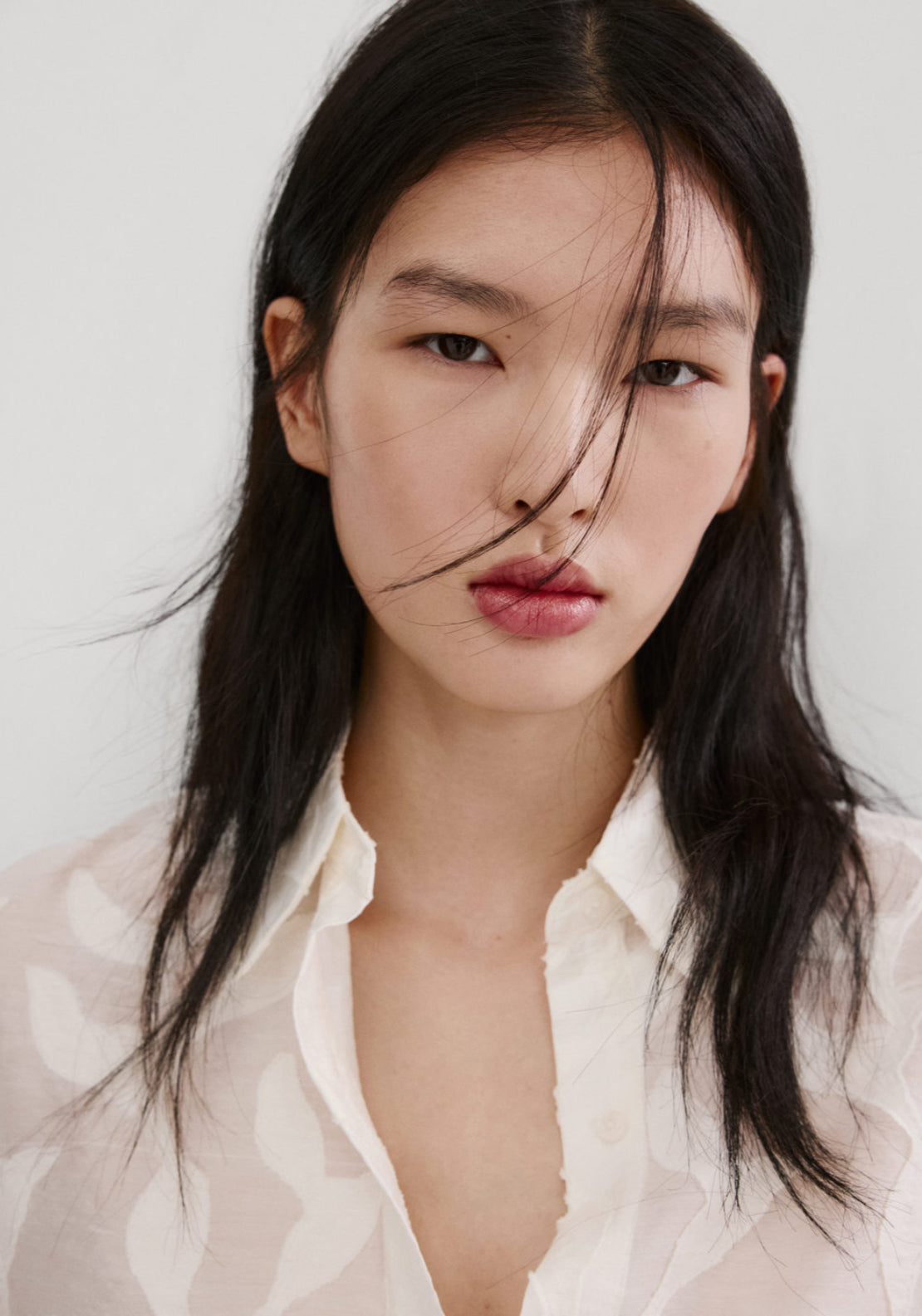 Embroidery Floral Blouse - White