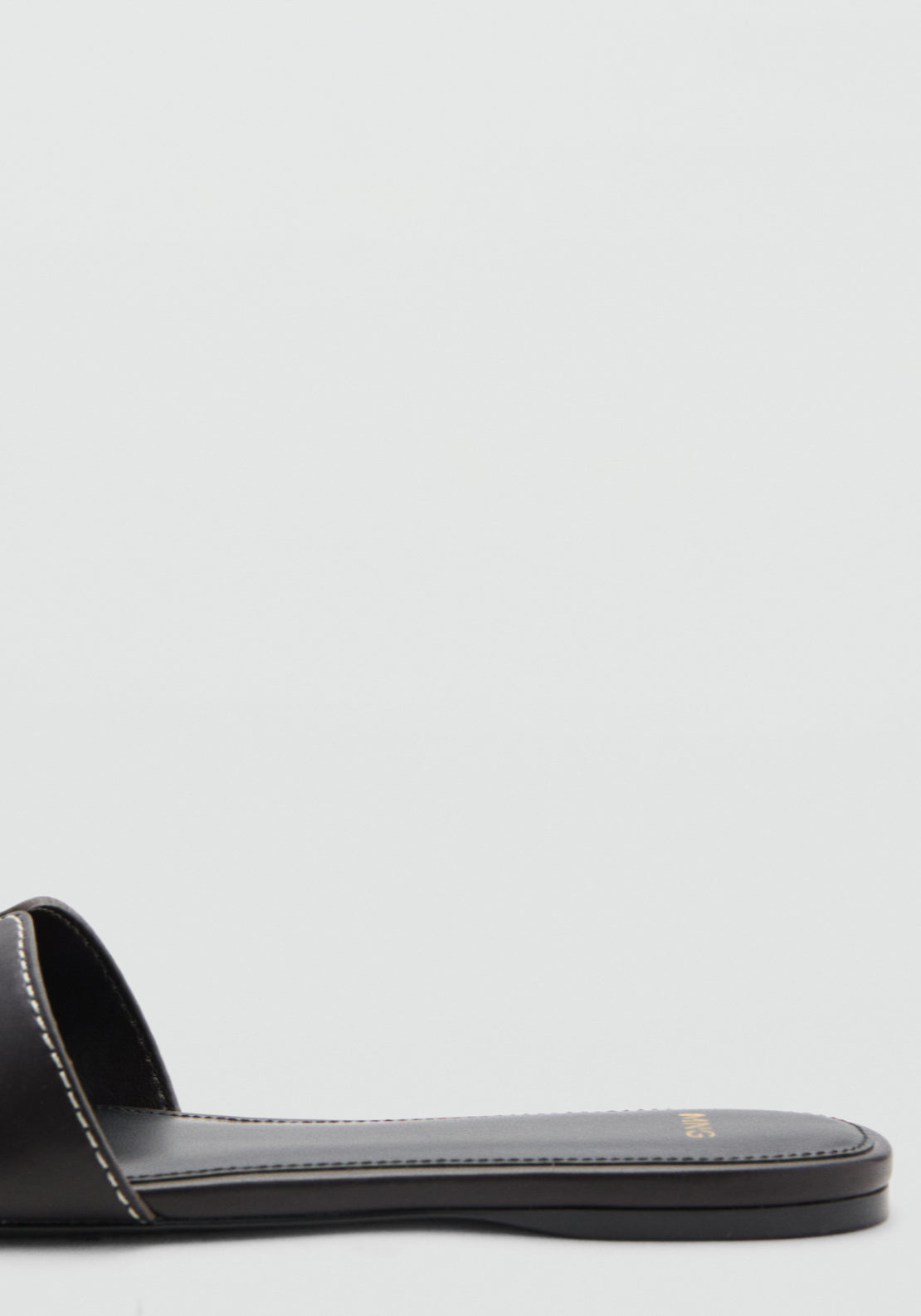 Mango Metallic Detail Strap Sandal Earth - Brown 5 Shaws Department Stores