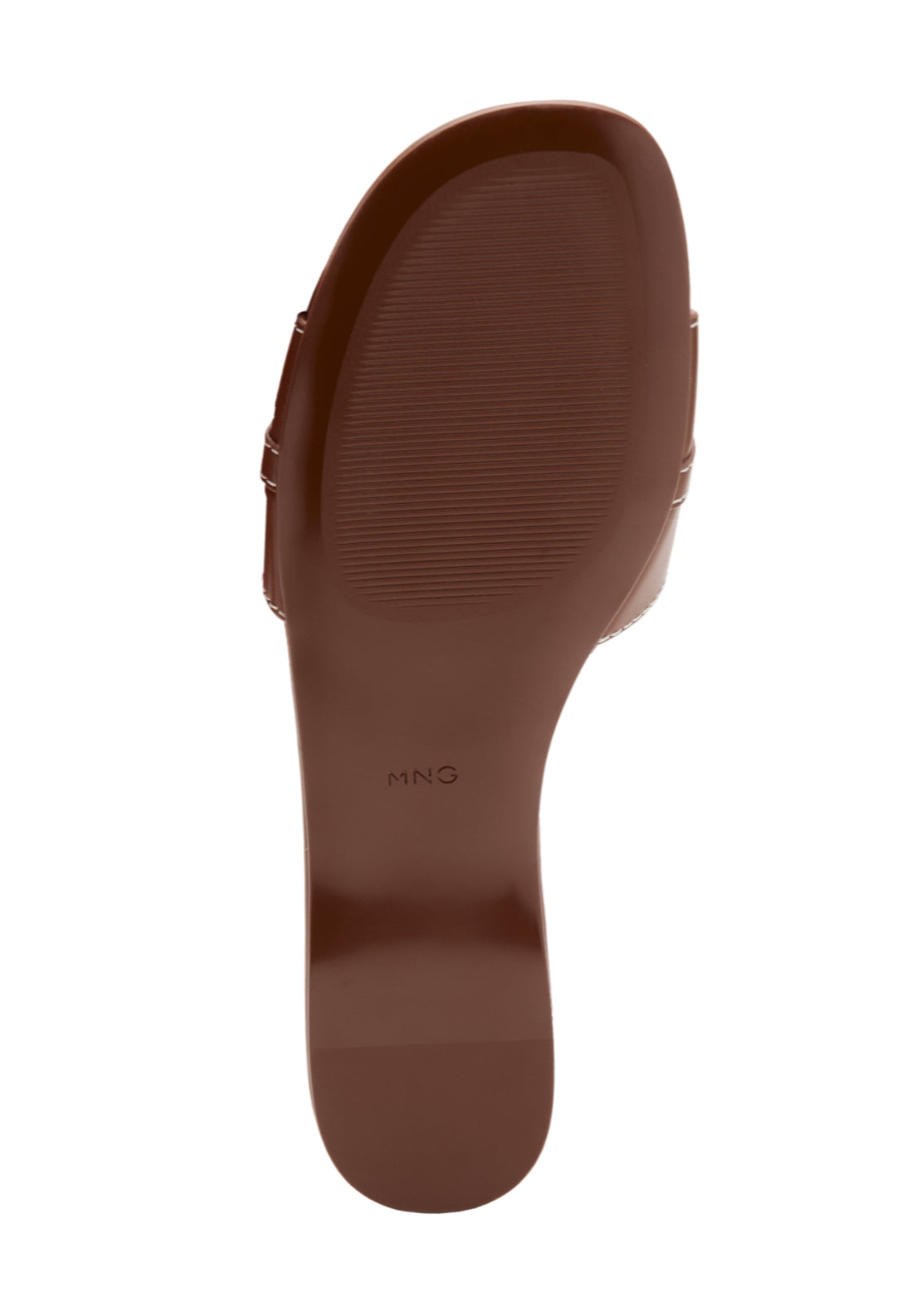 Mango Metallic Detail Strap Sandal Earth - Brown 7 Shaws Department Stores