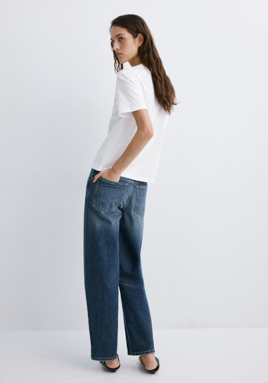 Printed Cotton-Blend T-Shirt - White