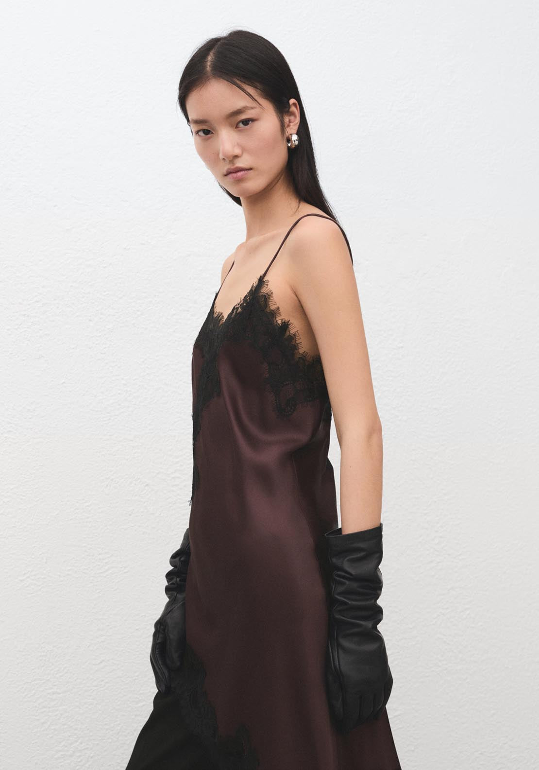 Lace Top - Burgundy