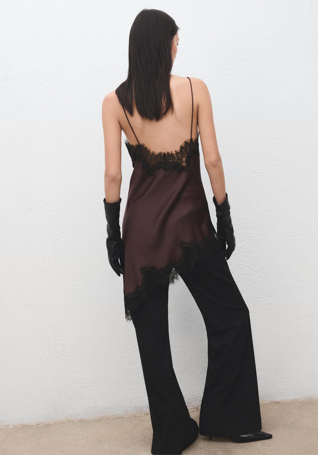 Lace Top - Burgundy