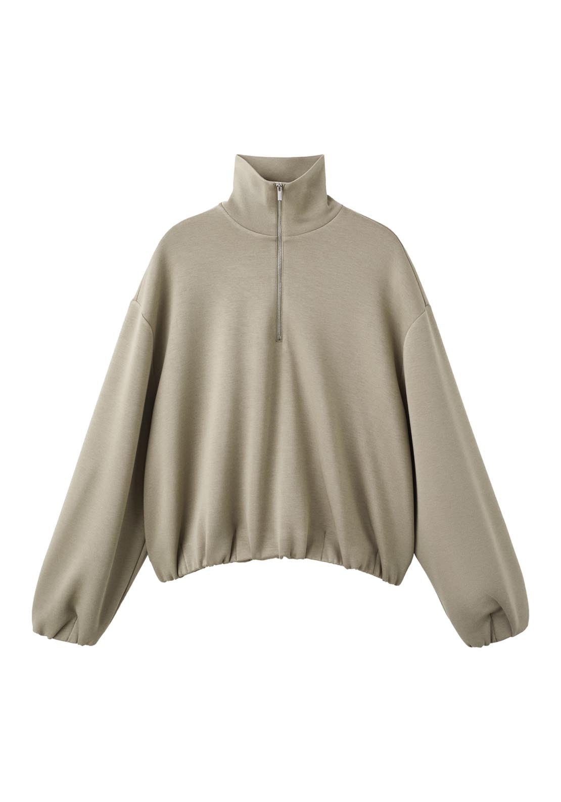 Half Zip Sweatshirt - Green