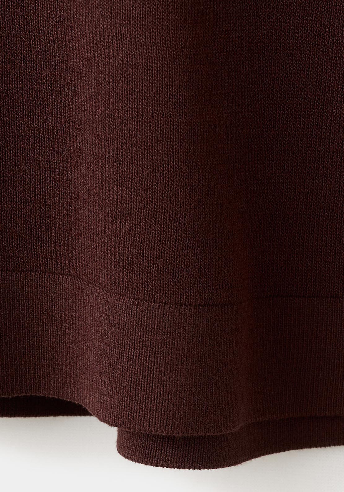 Knit Blouse With Scarf Detail - Brown