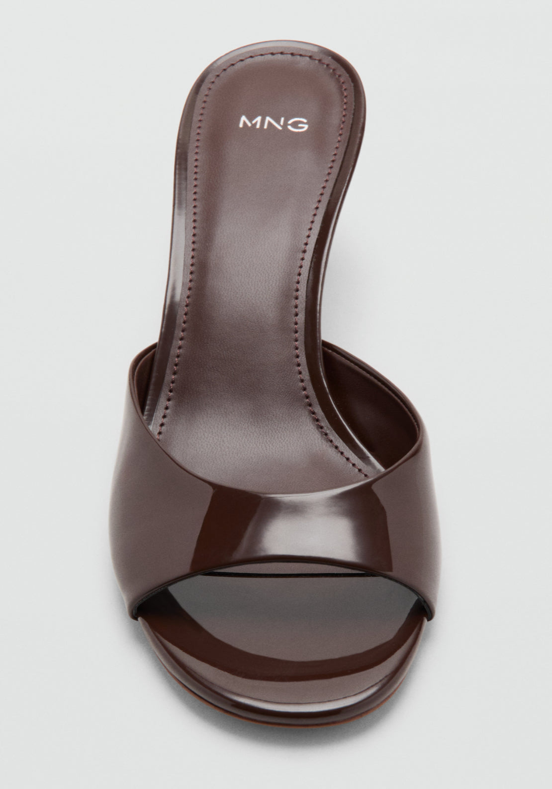 Pointed Heel Sandals - Brown