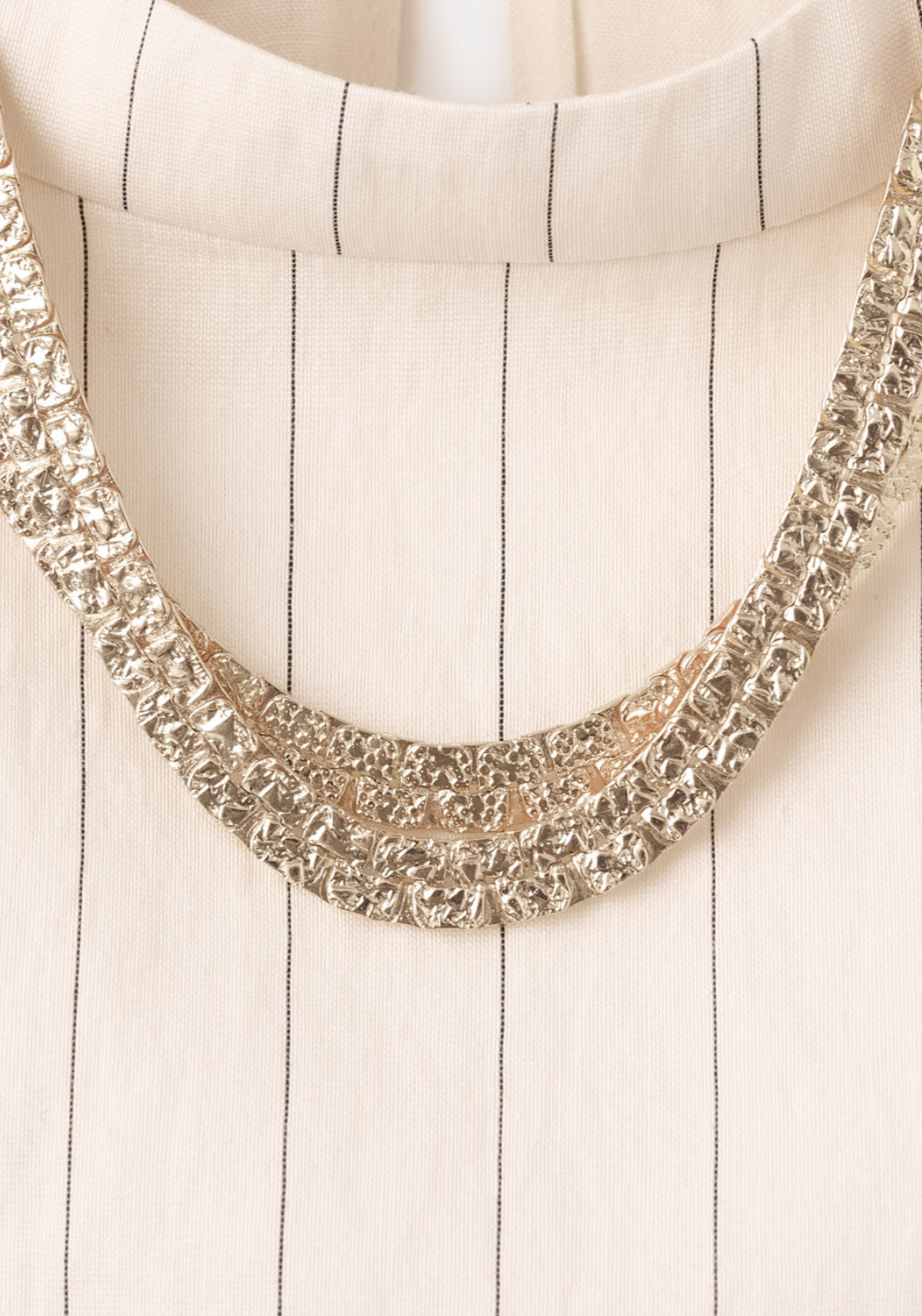 Chain Detail Top - Cream