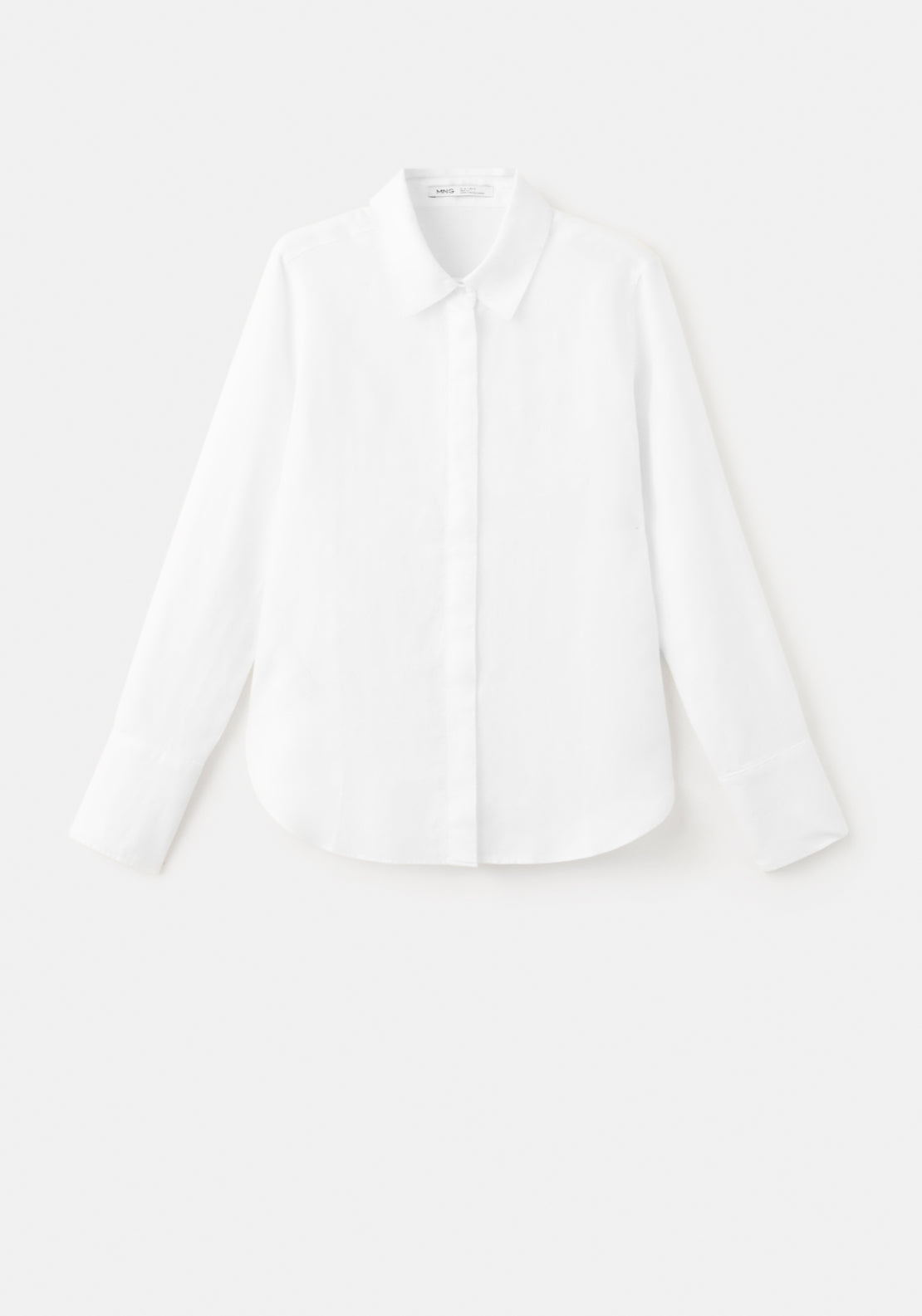 Straight Linen Shirt - White