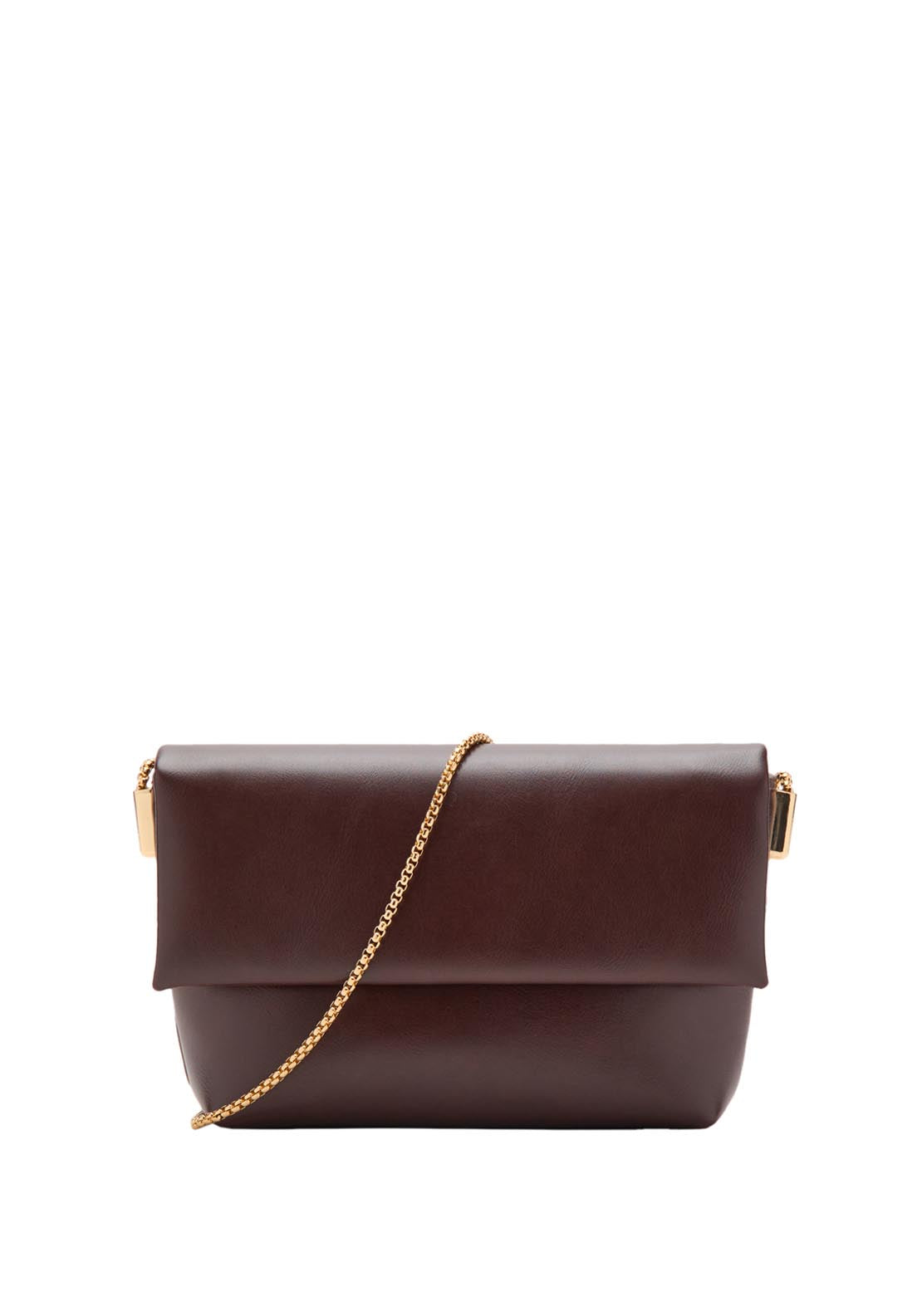 Crossbody Envelope Style Bag - Burgundy